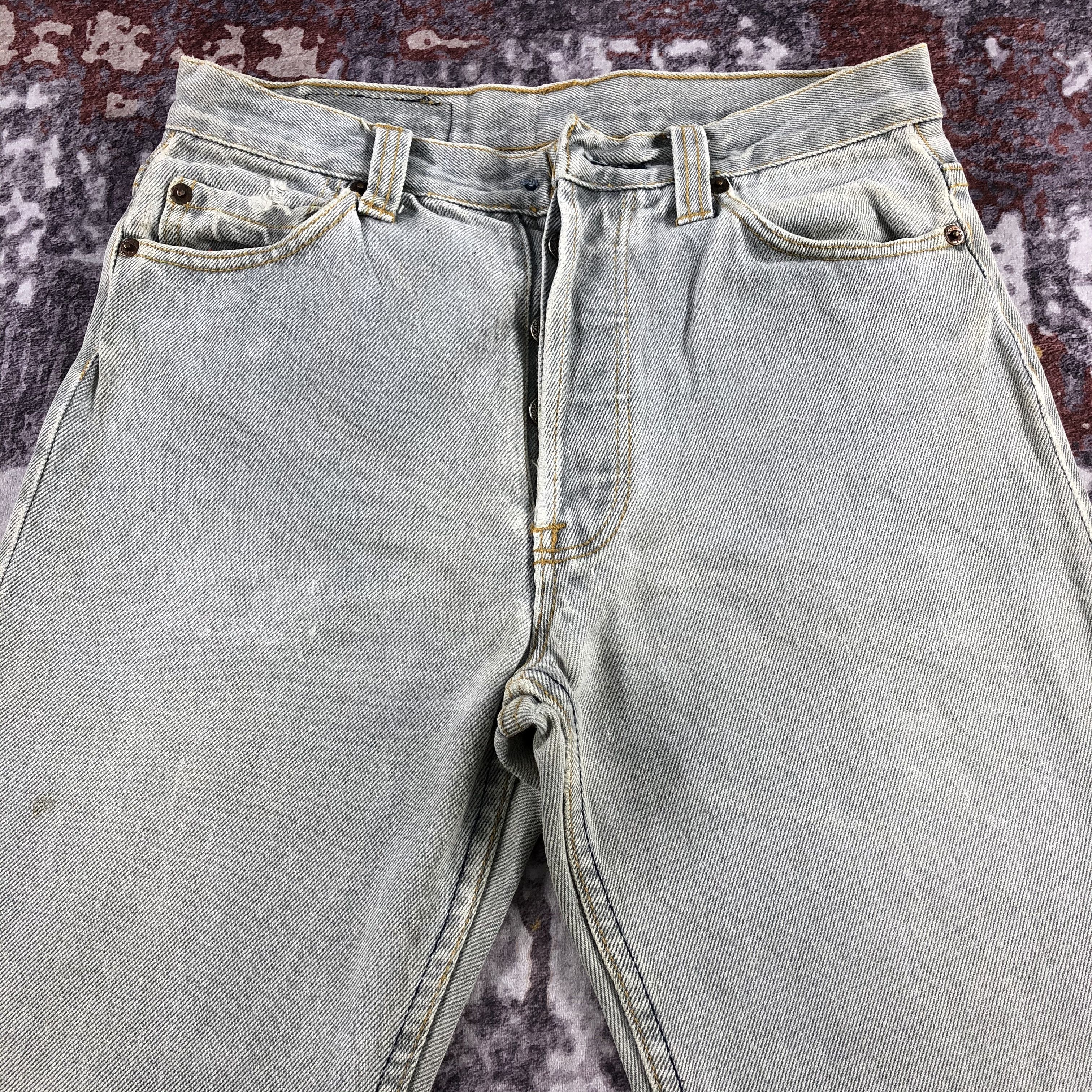 Levi's × Vintage Vintage 90s Ash Gray Levis 501 Jeans-JM2677 Size US 28 / EU 44 - 3 Thumbnail