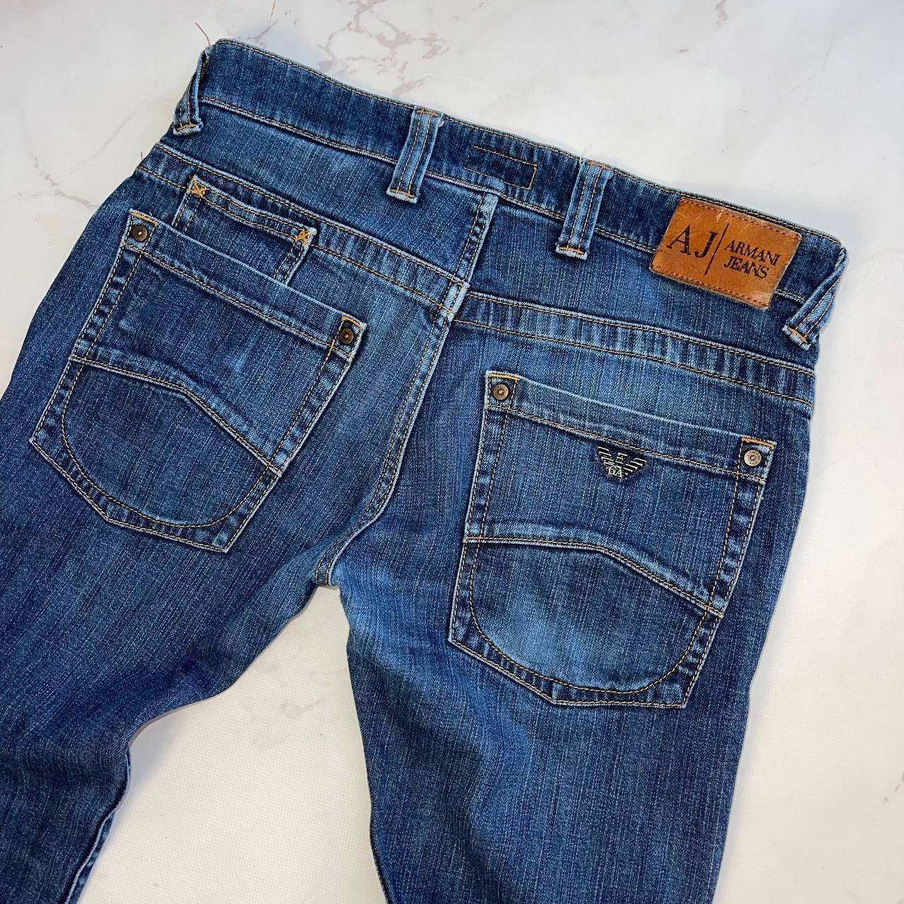 Armani Armani Metal Logo Jeans denim pants vintage y2k streetwear Size US 31 - 8 Thumbnail