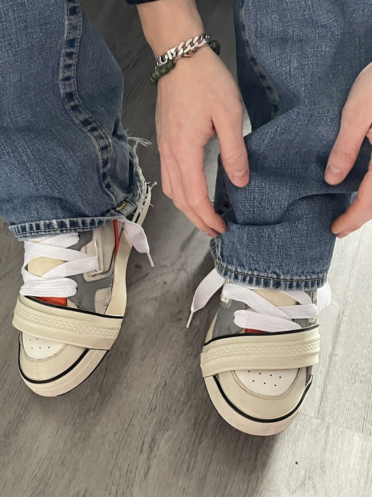 Dolce & Gabbana Y2K DOLCE GABBANA OVERSIZED CHUNKY PATCHED PANELZ SNEAKERS Size US 10 / EU 43 - 1 Thumbnail