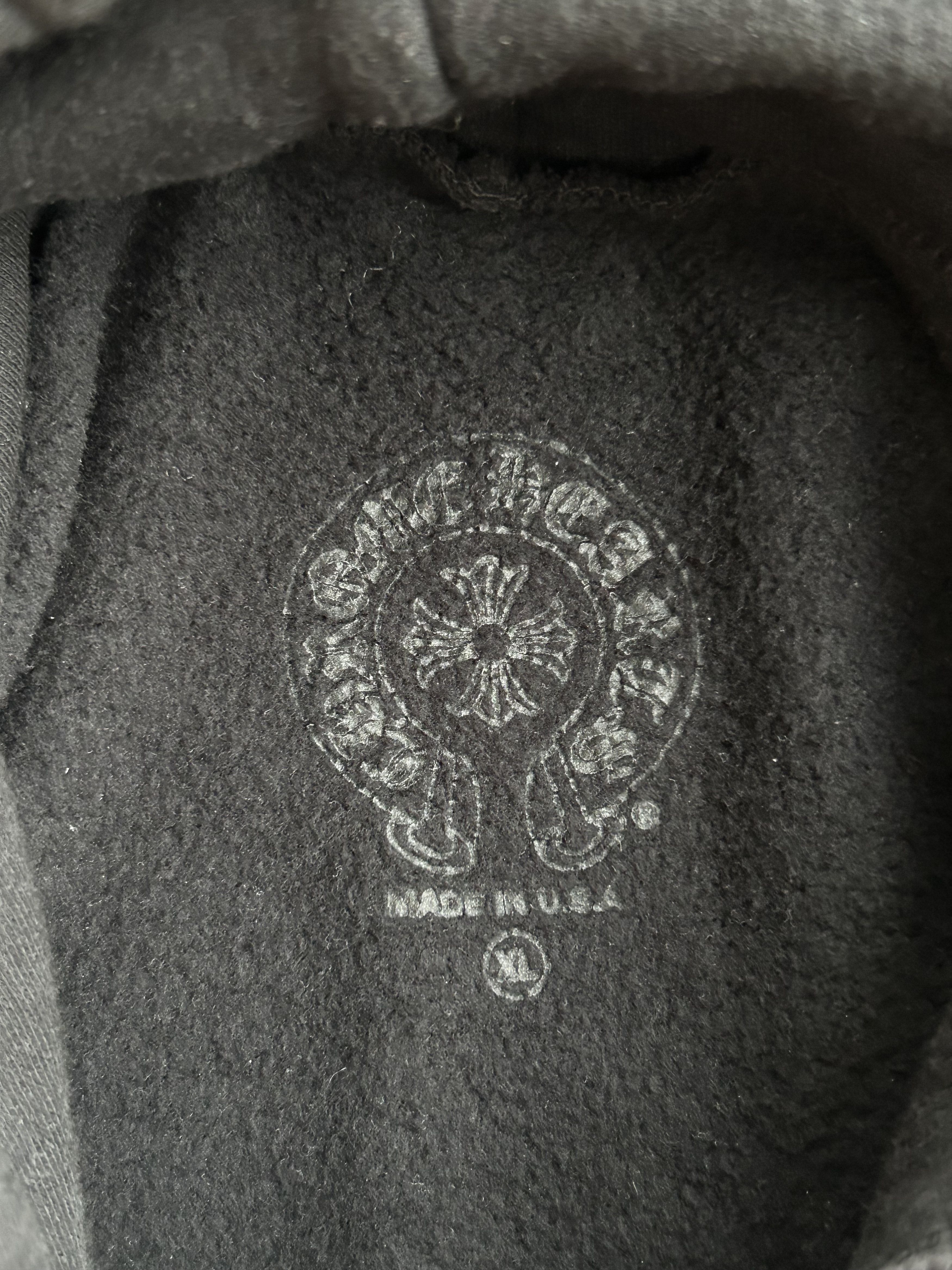 Chrome Hearts Chrome Hearts Black & White Las Vegas Horseshoe Logo Hoodie Size US XL / EU 56 / 4 - 3 Thumbnail