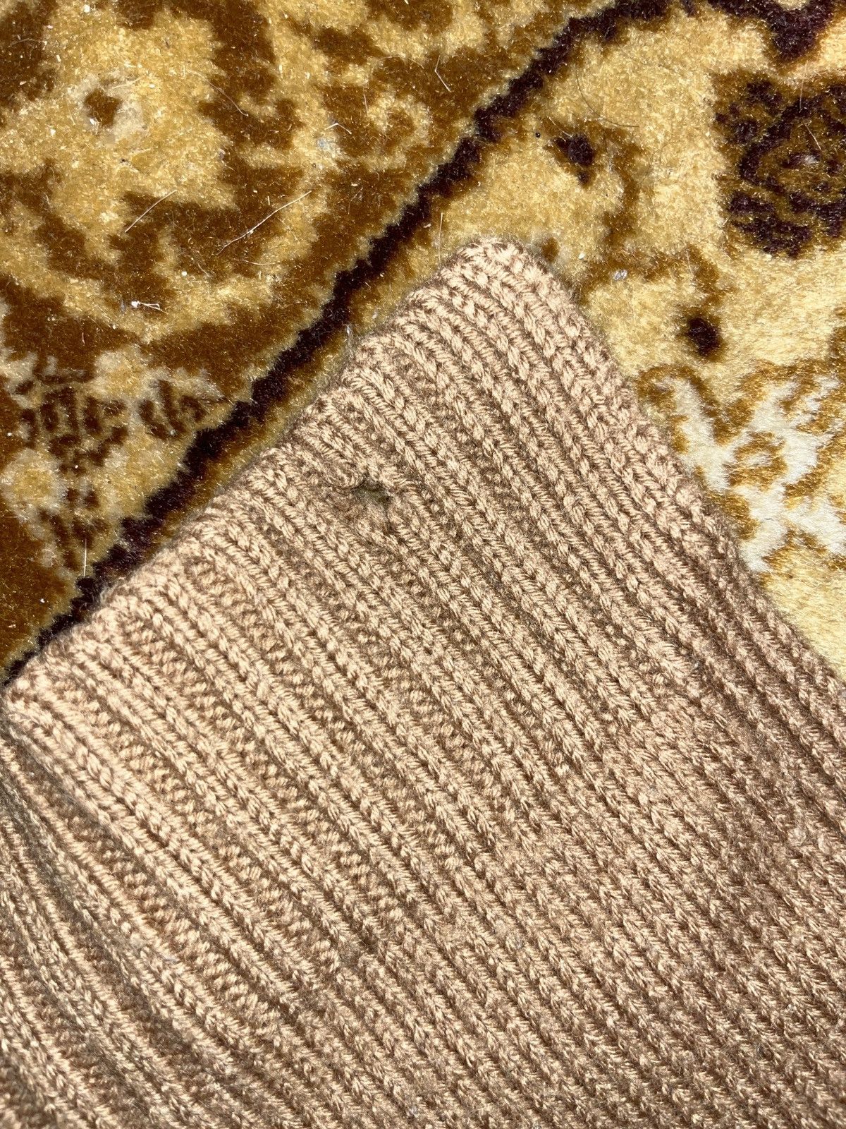 Takahiromiyashita The Soloist. The soloist waffle sweater in beige/camel Size US S / EU 44-46 / 1 - 6 Thumbnail