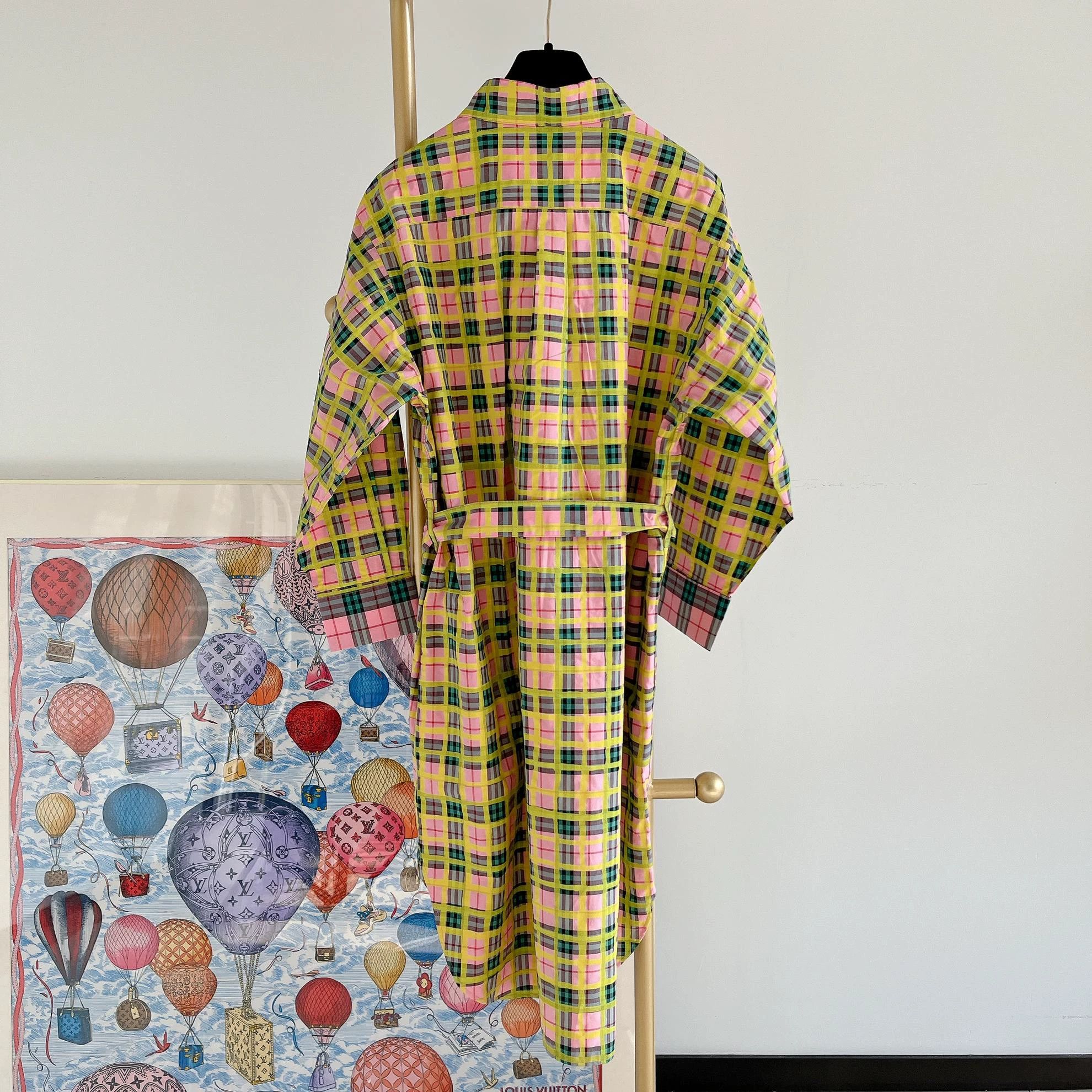 Burberry Burberry color block check collared shirt dress 10 Size M / US 6-8 / IT 42-44 - 2 Thumbnail