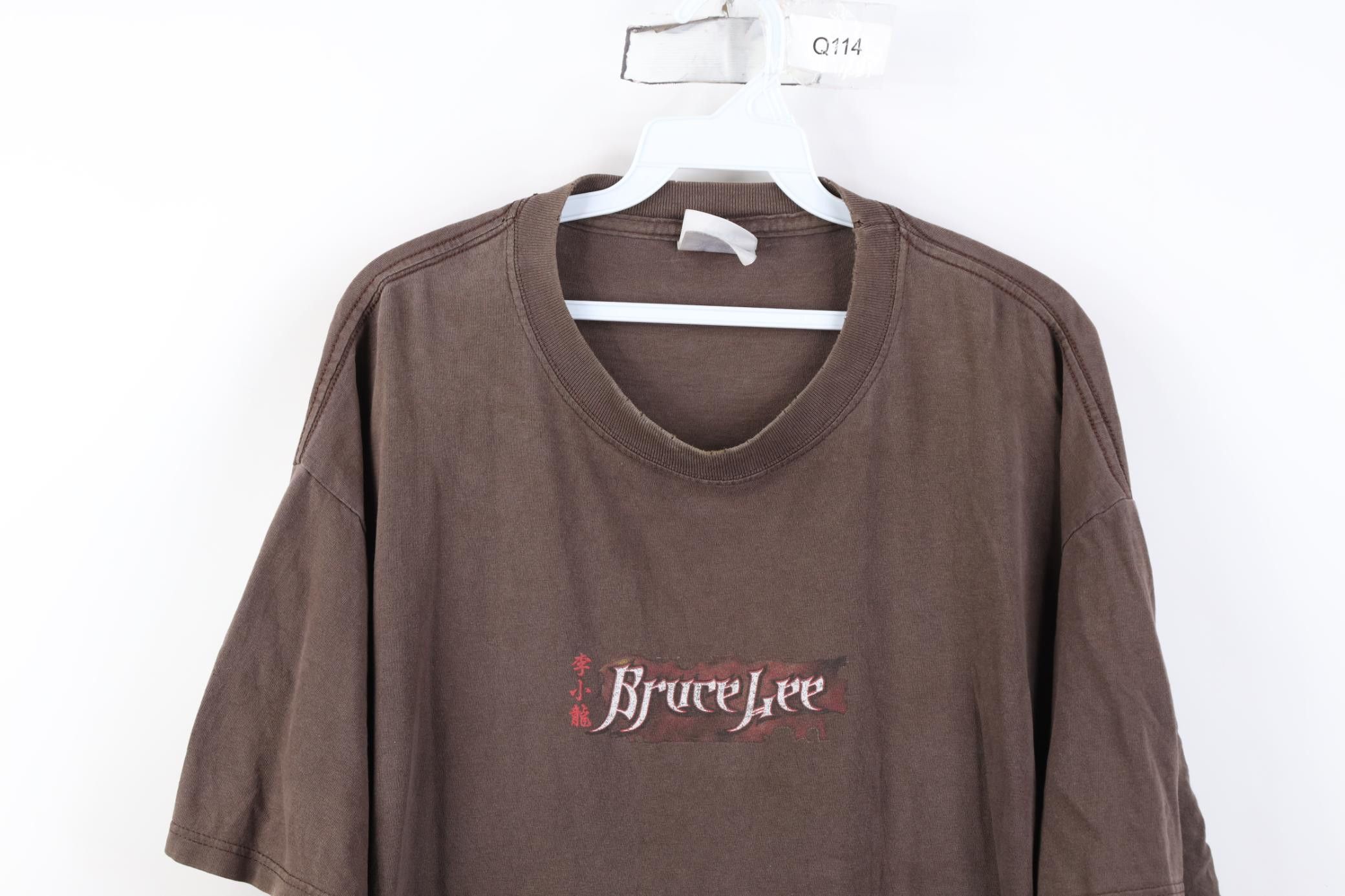 Vintage Vintage 90s Y2K Spell Bruce Lee Karate Short Sleeve T-Shirt Size US XL / EU 56 / 4 - 2 Thumbnail