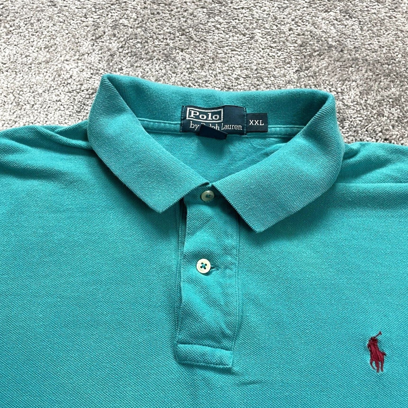 Ralph Lauren RALPH LAUREN Polo Shirt Mens 2XL Teal Green Short Sleeve Active Golf Size US XXL / EU 58 / 5 - 3 Thumbnail