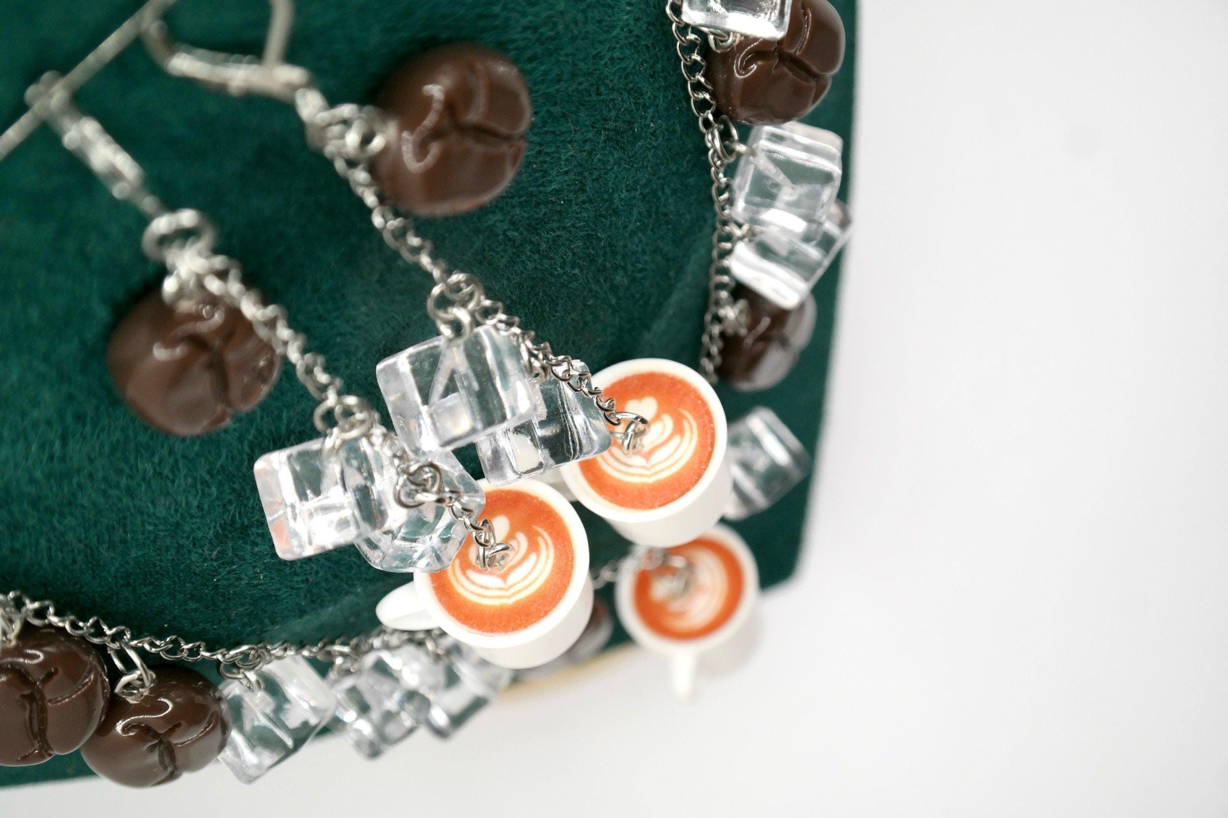 Handmade Coffee Coffee Coffee Necklace & Earrings Size ONE SIZE - 5 Thumbnail
