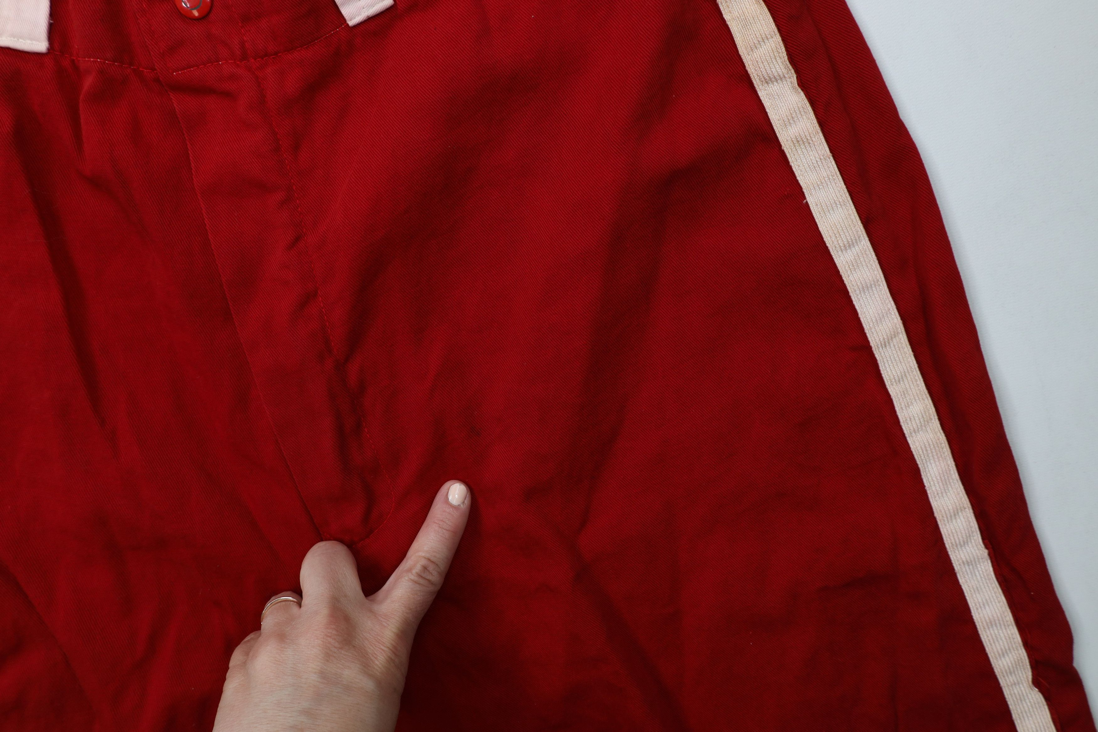 Vintage Vintage 50s Striped Baseball Uniform Pants Red USA Size US 40 / EU 56 - 7 Thumbnail