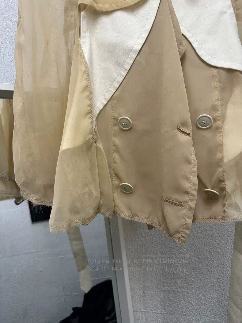 Comme des Garcons Chiffon Biker Shawl