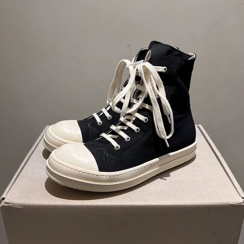 Rick Owens rick owens Double-thread high-top nylon cloth cover large Size US 7 / EU 40 - 3 Thumbnail