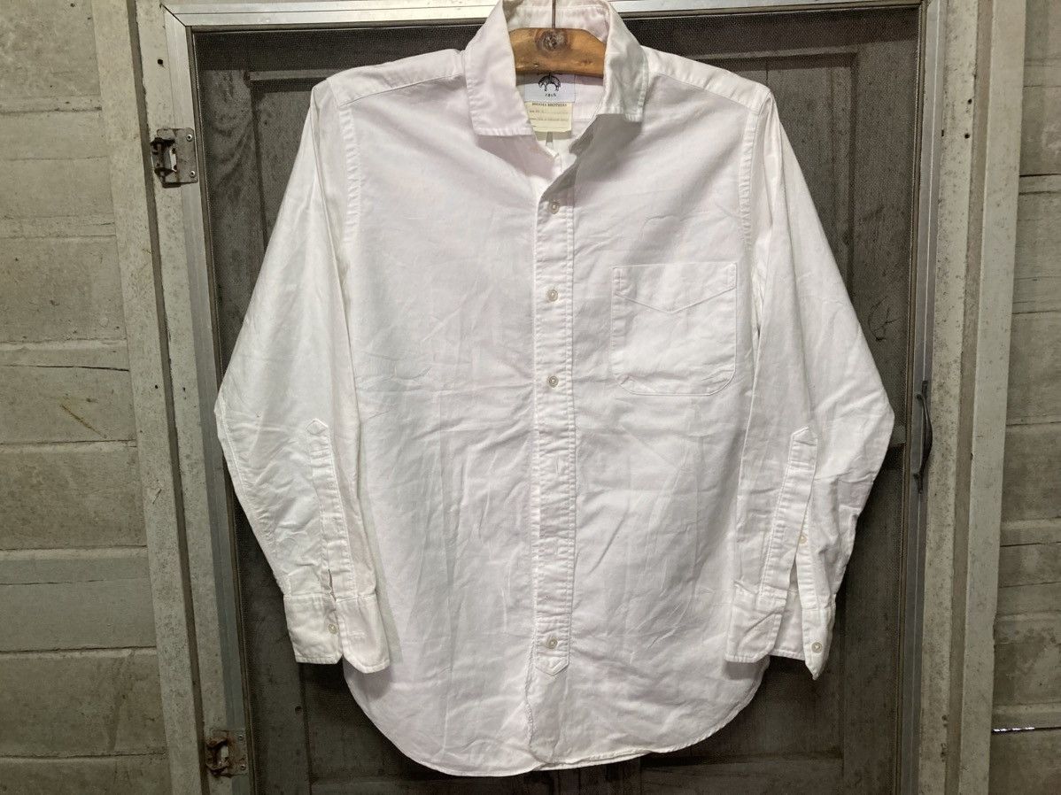 Brooks Brothers × Designer × Vintage Vintage Brooks Brothers Shirt Size US L / EU 52-54 / 3 - 1 Thumbnail