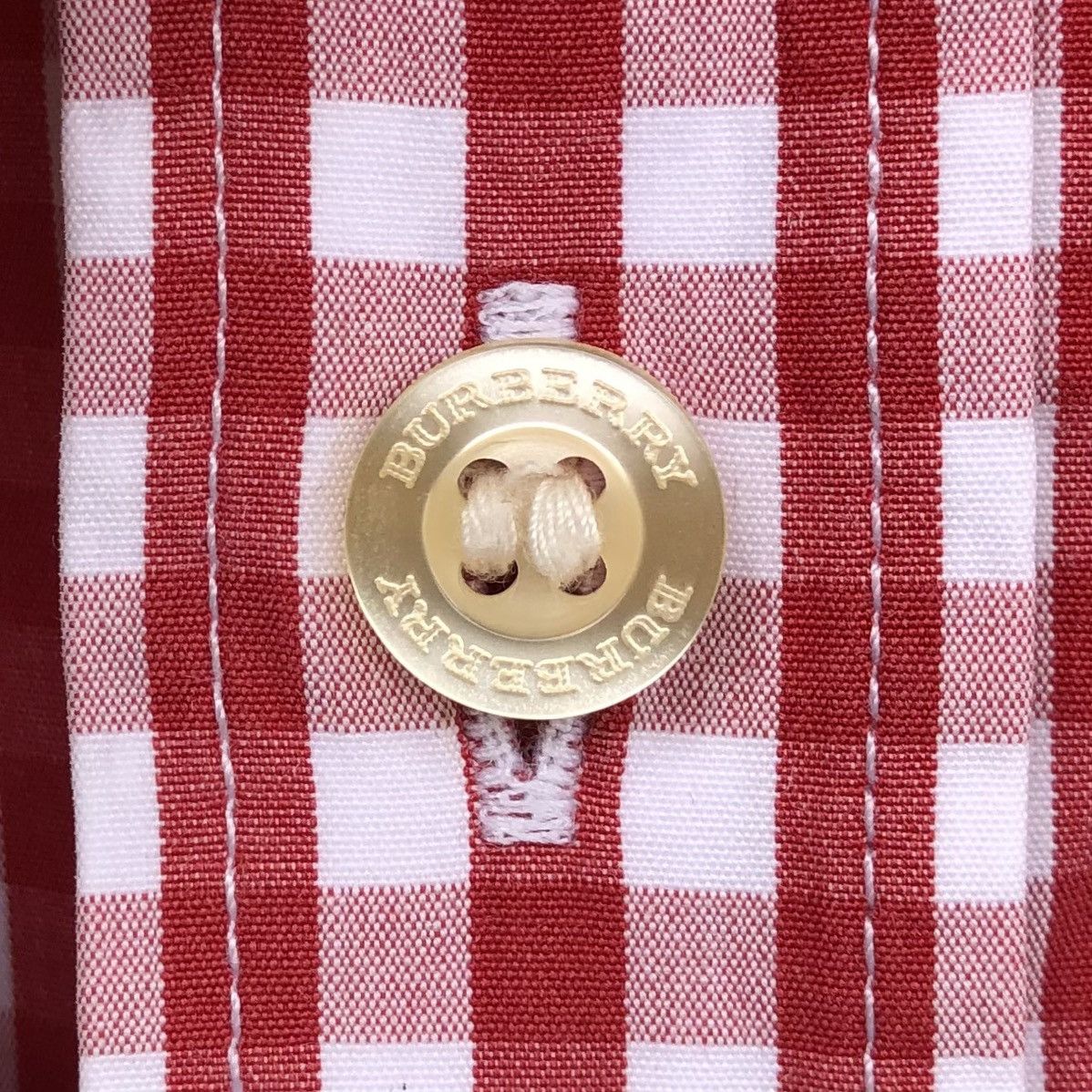 Burberry Burberry Brit Checkered Cotton Short Sleeve Shirt Size US L / EU 52-54 / 3 - 11 Thumbnail