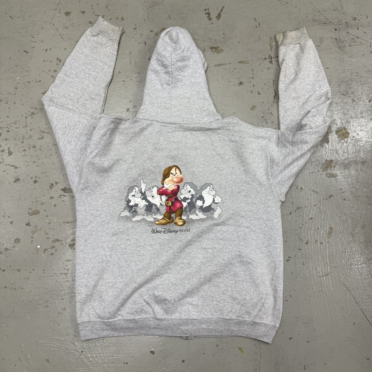 Disney Vintage Disney Grumpy Zipper Hoodie Sweater Kanye Size US XXL / EU 58 / 5 - 3 Thumbnail