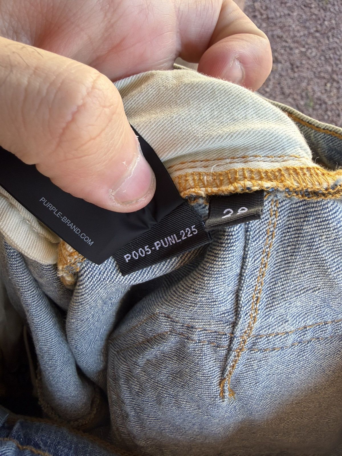 Purple Brand Purple Brand P005 Polished Pumice Denim Jeans Blue Size 28 Size US 28 / EU 44 - 12 Thumbnail