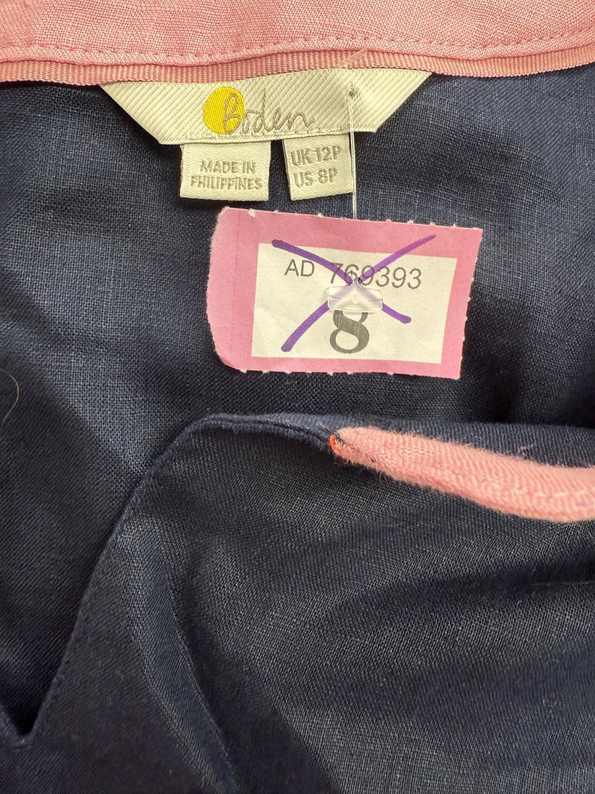 Ocean Pacific Navy Blue and Pink Sleeveless Dress UK 12P / US 8P Size M / US 6-8 / IT 42-44 - 2 Thumbnail
