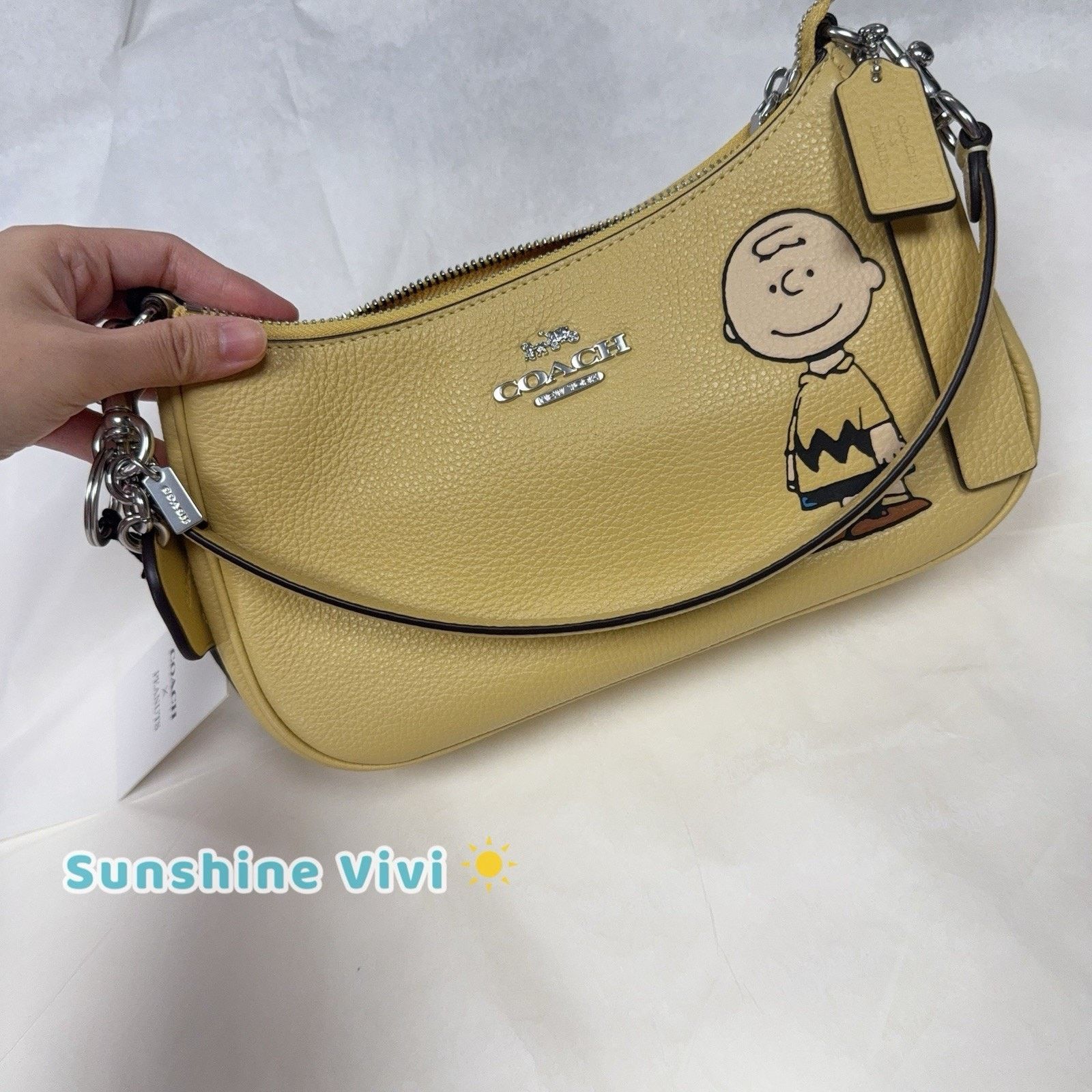 Coach NWT Coach X Peanuts Bundle Teri CBJ83 & CBG59 Charm Size ONE SIZE - 6 Thumbnail