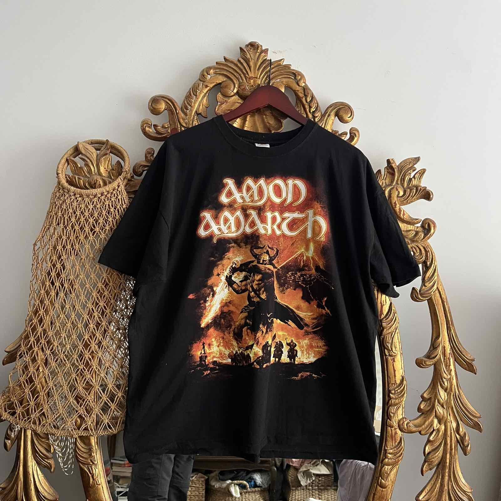 Band Tees Vintage 2011 Amon Amarth Tour Tee Sz XXL Size US XXL / EU 58 / 5 - 1 Thumbnail