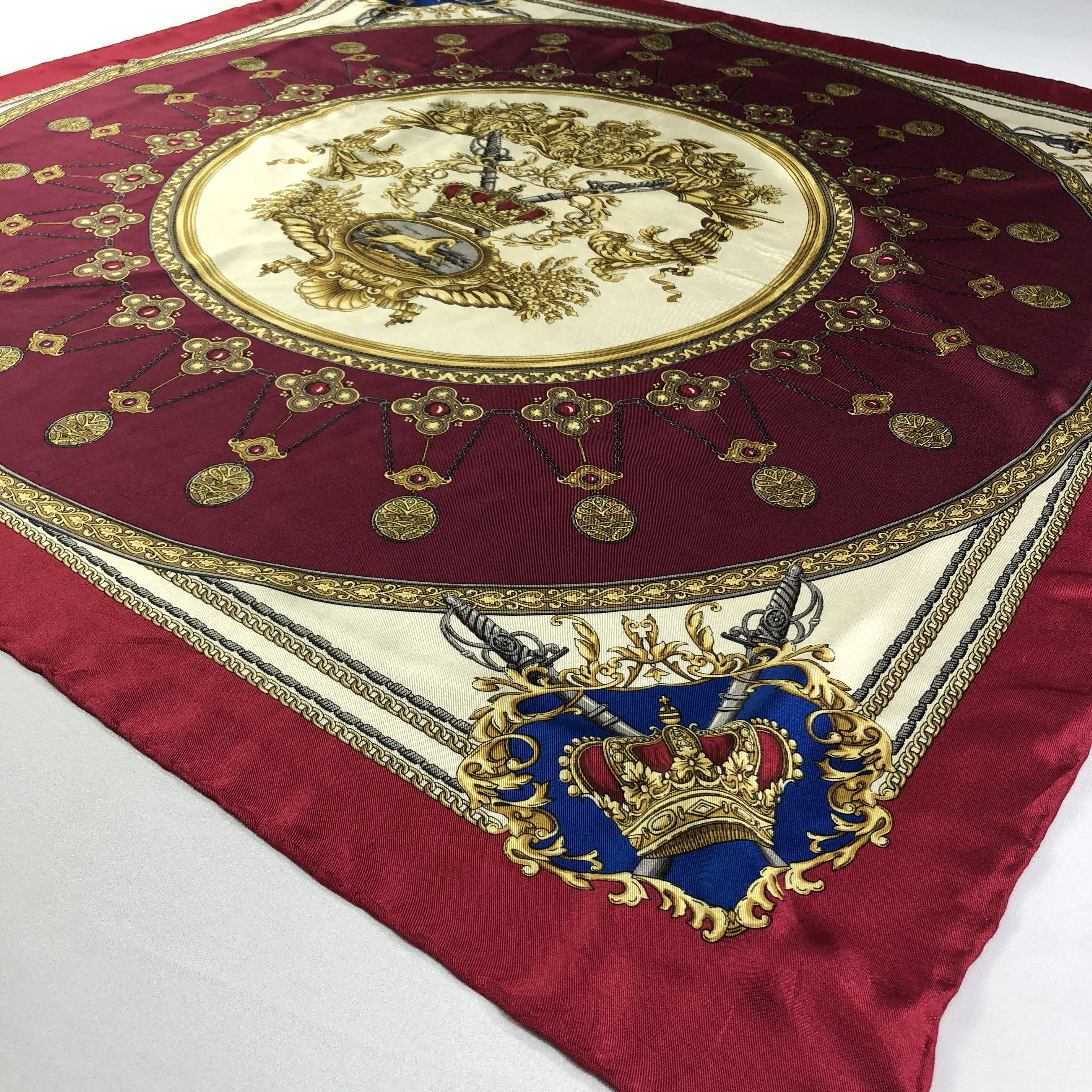 Vintage Vintage Silk Scarf Size ONE SIZE - 3 Thumbnail