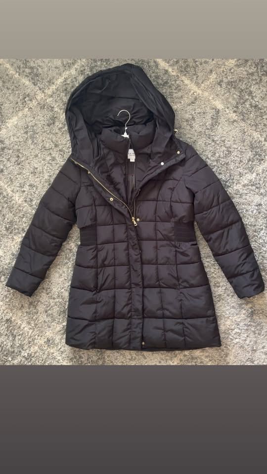 Cole Haan Cole Haan Hooded Down & Feather Jacket Size L / US 10 / IT 46 - 1 Preview