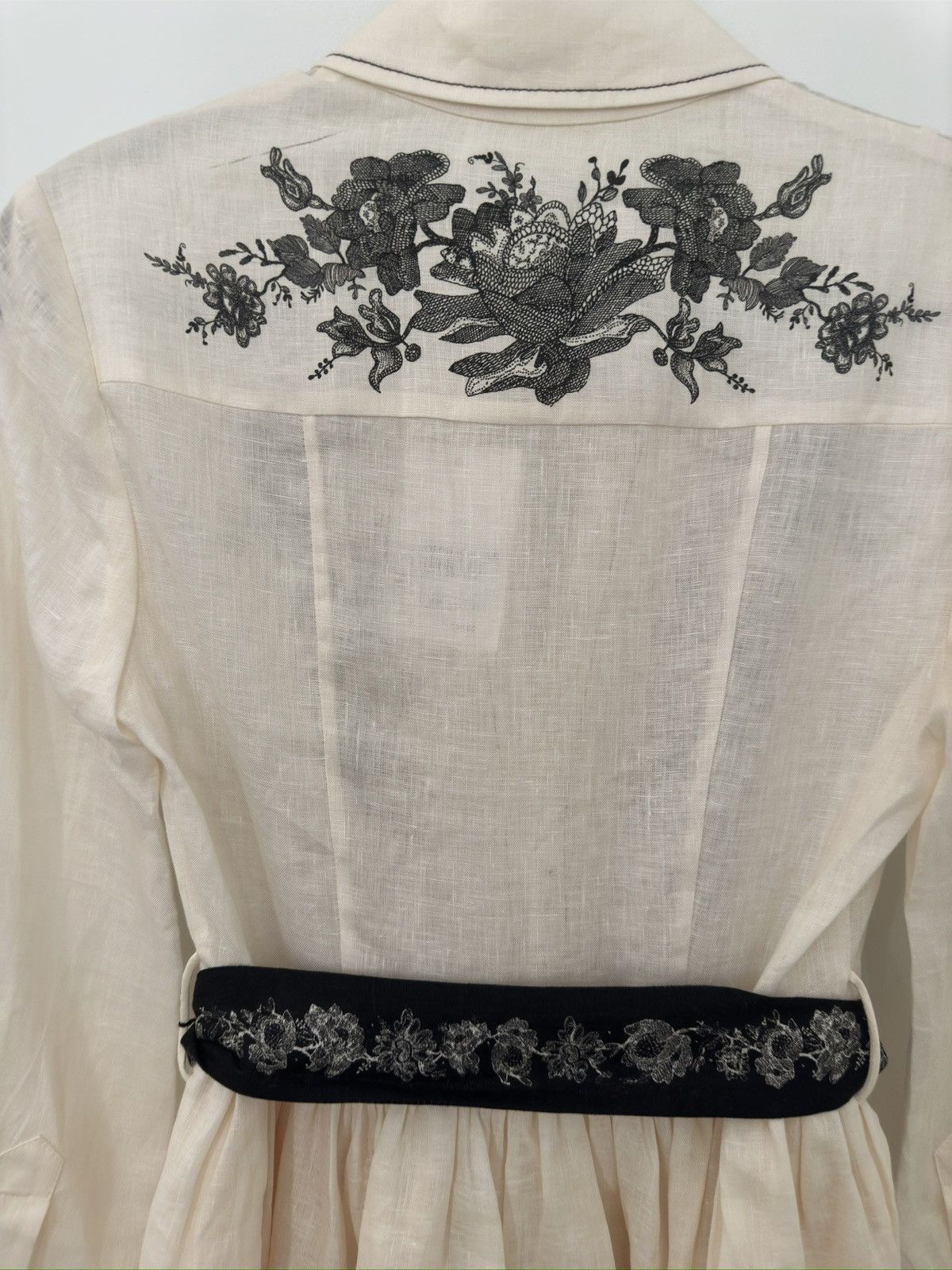 Zimmermann ZIMMERMANN SHIRT MINI DRESS Size S / US 4 / IT 40 - 9 Thumbnail