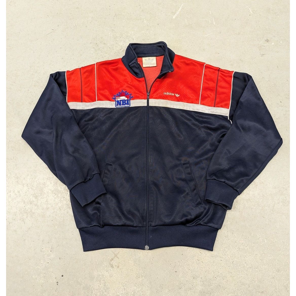 Adidas × MLB × Vintage Vintage 80s Adidas National Baseball Institute Track Jacket Size US M / EU 48-50 / 2 - 1 Thumbnail