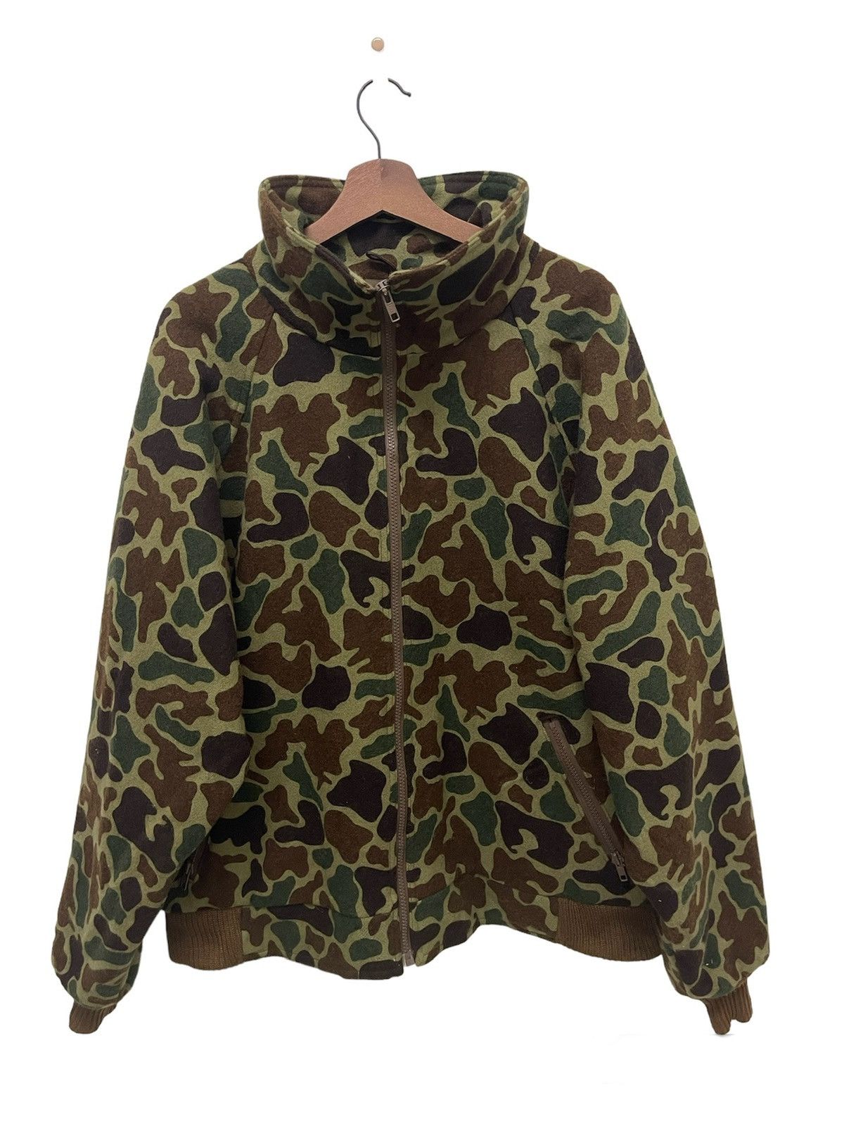 L.L. Bean VINTAGE 80’s LL BEAN DUCK CAMOUFLAGE WOOL Made in USA Size US XL / EU 56 / 4 - 1 Thumbnail