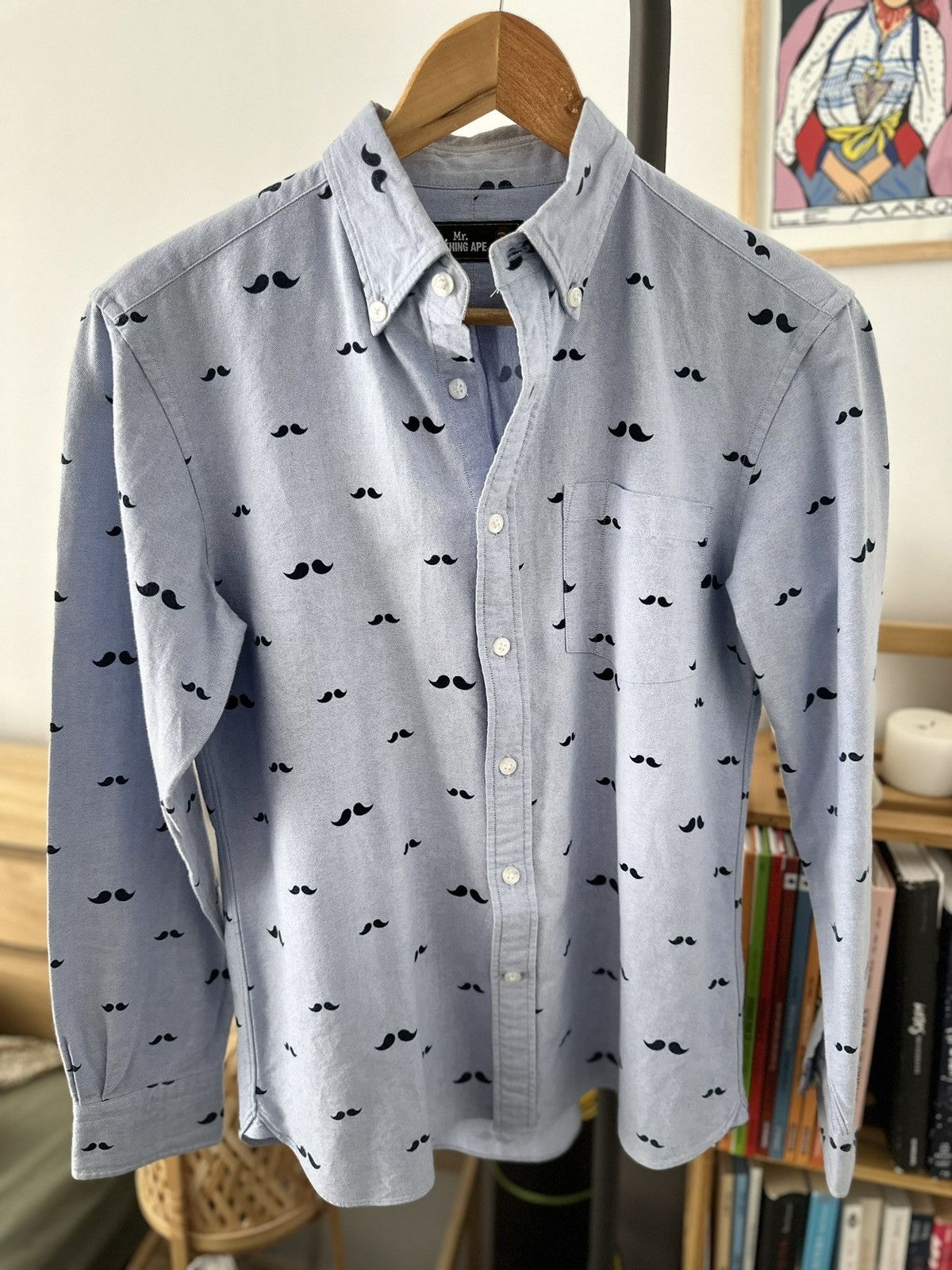 MR.BATHING APE OXFORD STRIPE BD SHIRT | bape.com