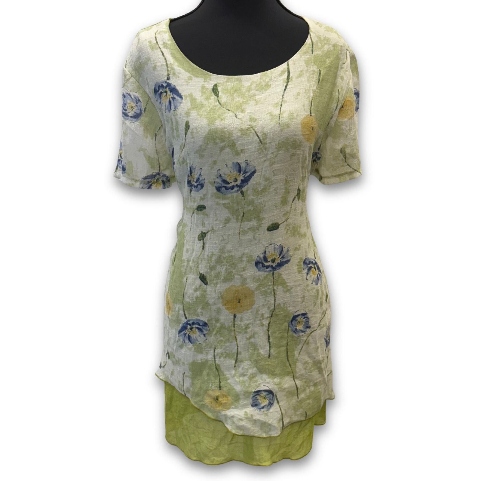 Serengeti Vintage Fairycore Short Sleeve Tunic | Medium | Serengeti Size M / US 6-8 / IT 42-44 - 1 Thumbnail
