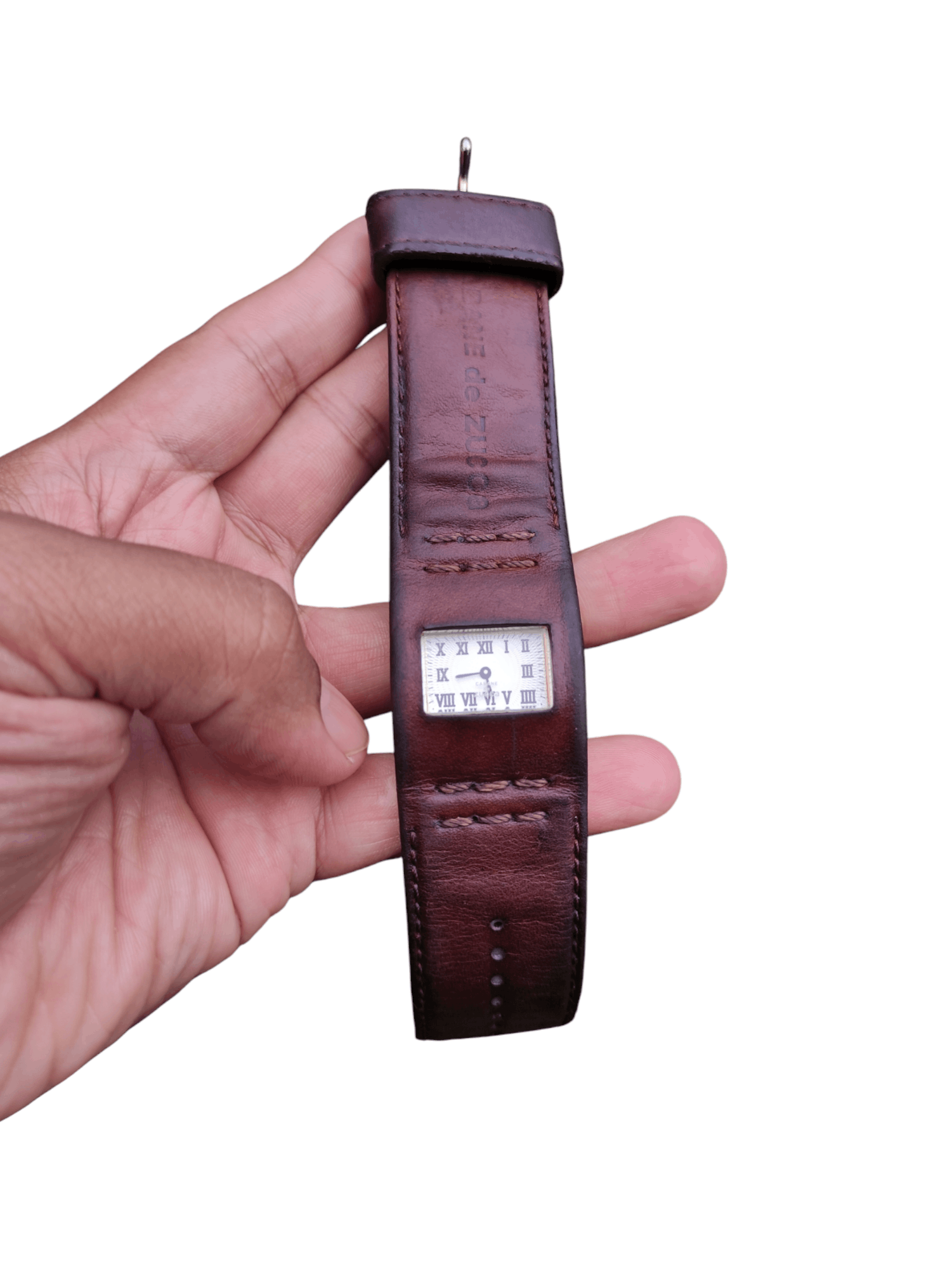Pre-owned Cabane De Zucca X Issey Miyake Cabane De Zucca Vintage Leather Watch