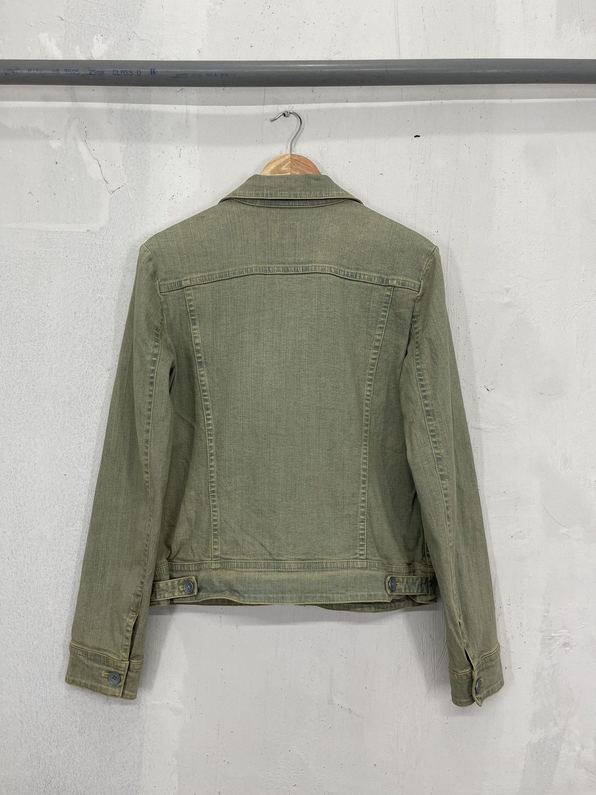 Calvin Klein Vintage 00's Calvin Klein Mudwash Zip Front Jackets Denim Size US L / EU 52-54 / 3 - 11 Thumbnail