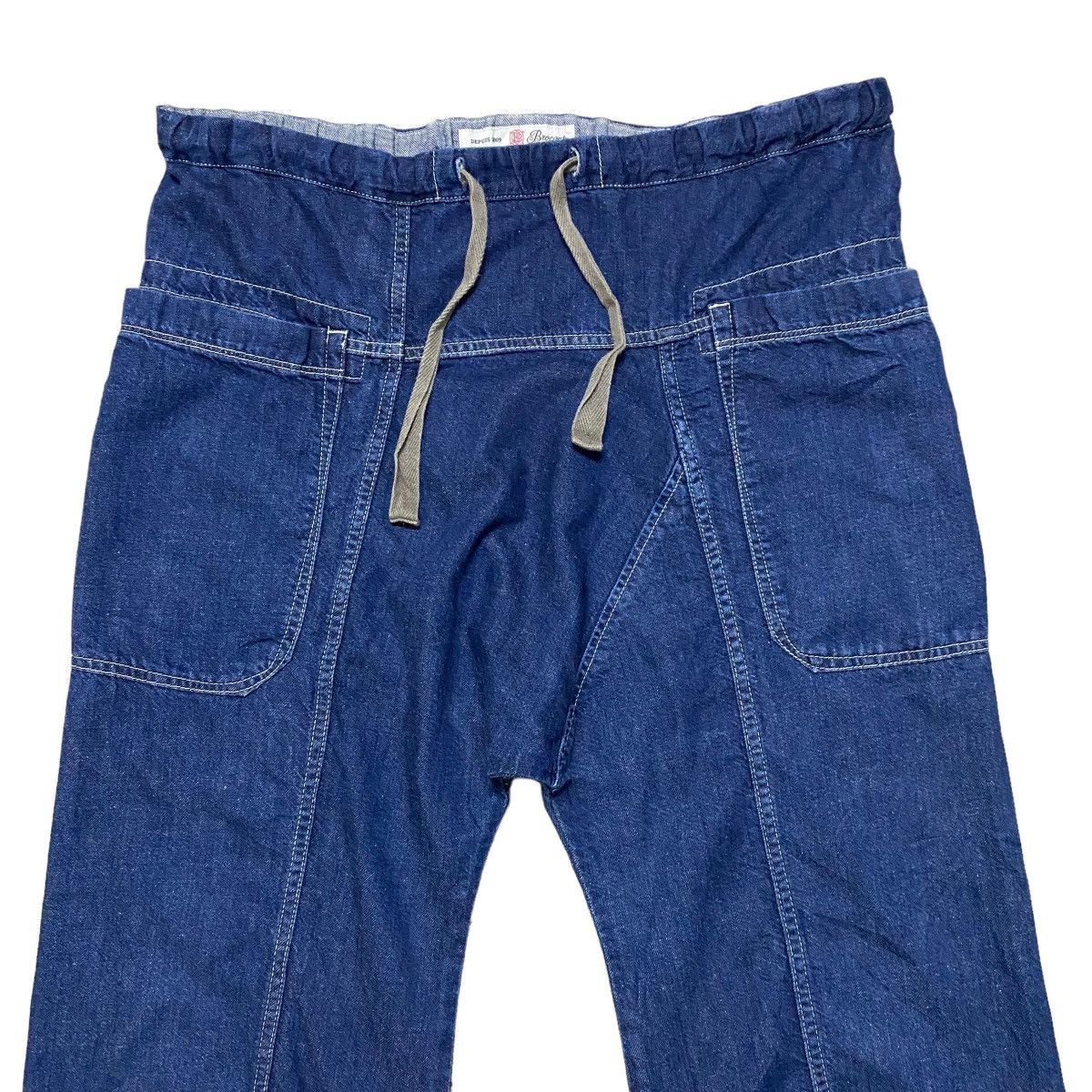 TIGRE BROCANTE BROCANTE Denim Cropped Pants Drawstring Size US 32 / EU 48 - 3 Thumbnail