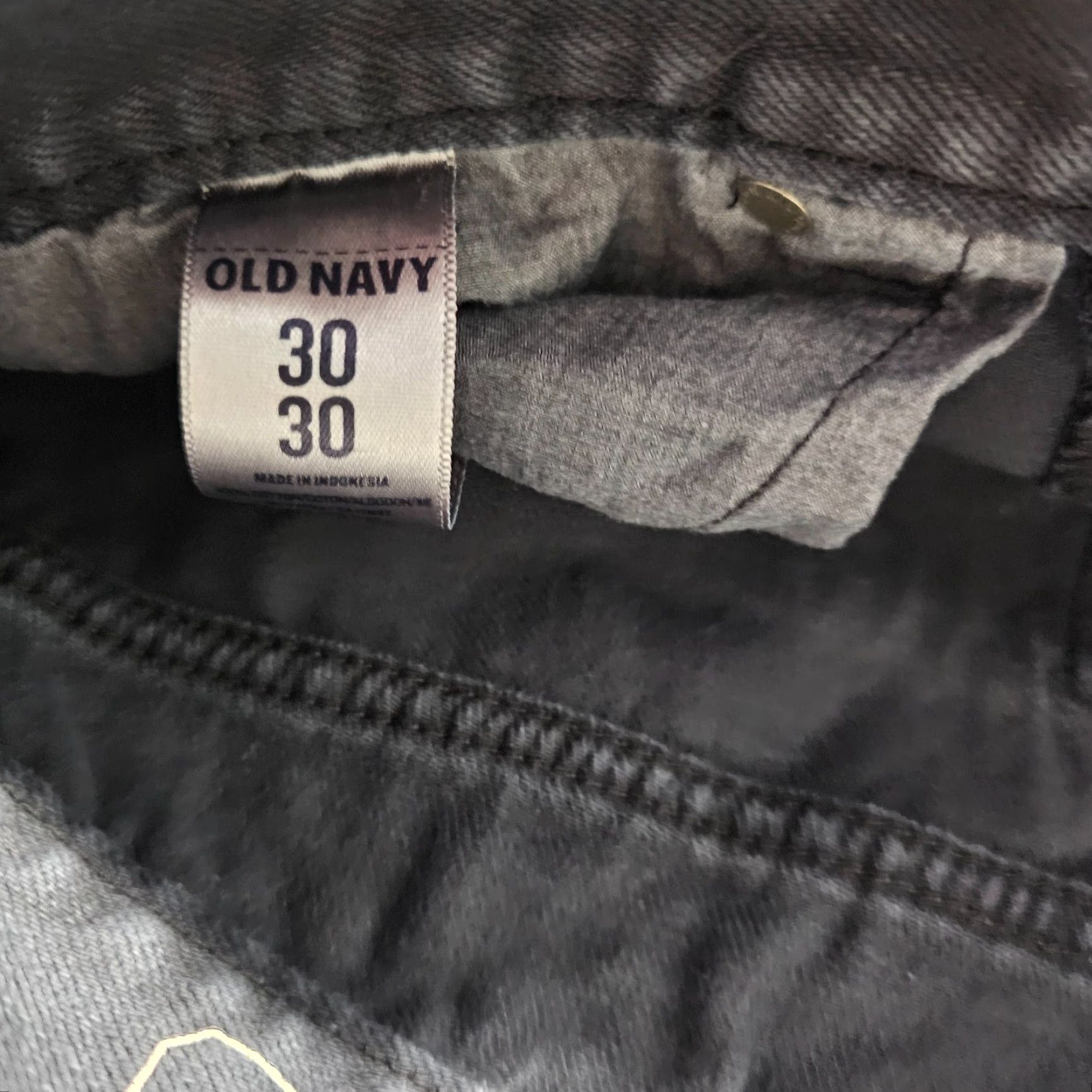 Old Navy Old Navy Premium Denim Jeans 30x30 Mens Mid Rise Slim Straight Dark Wash Blue Size US 30 / EU 46 - 4 Thumbnail