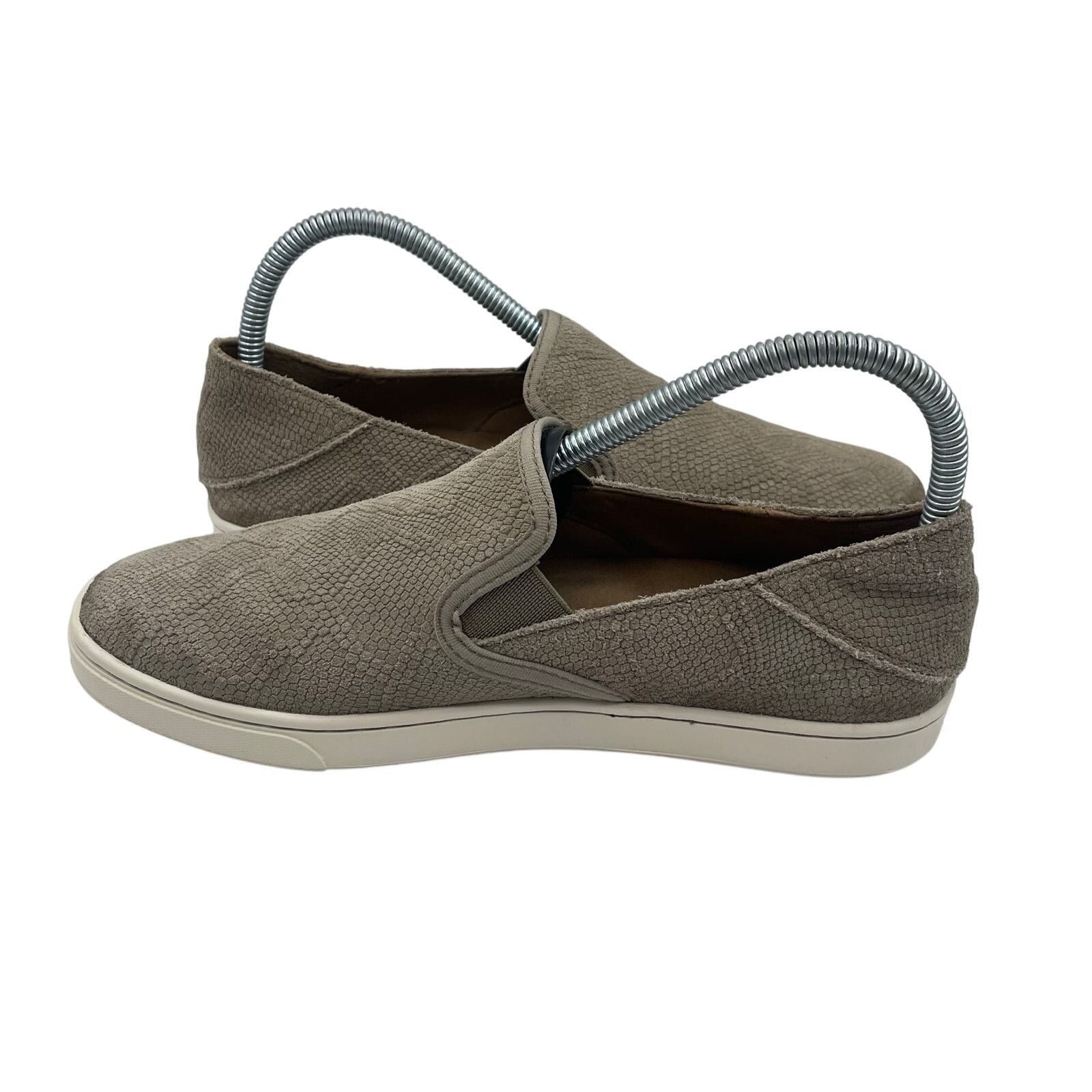Olukai Olukai Pehuea Slip On Loafers Clay Brown Leather Womens 7.5 Size US 7.5 / IT 37.5 - 6 Thumbnail