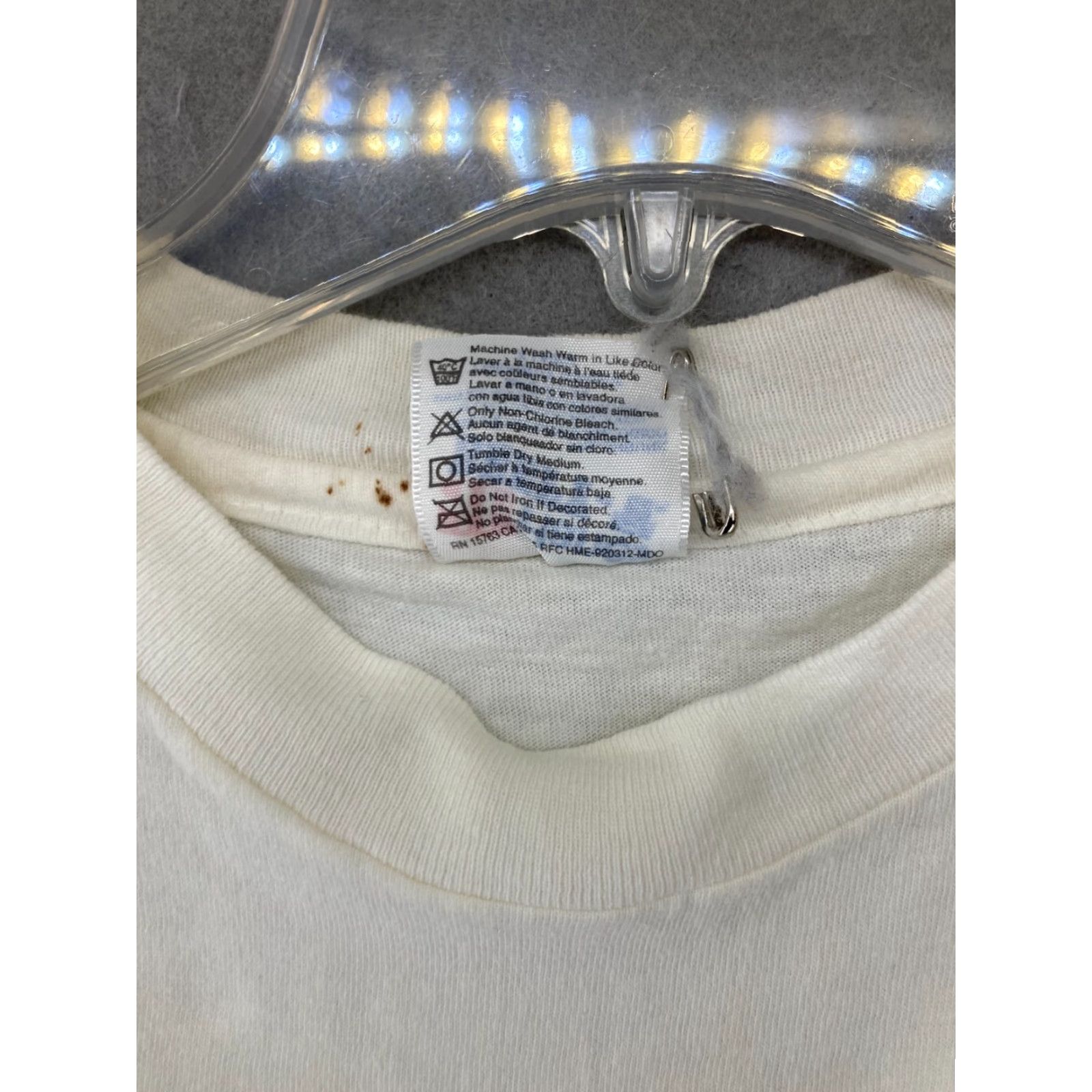 Vintage VINTAGE Hanes Beefy T Shirt XL White Moon USA Made Sun Celestial Men Graphic Print Cotton T-Shirt Mens XL White Moon USA Made Size US XL / EU 56 / 4 - 6 Thumbnail