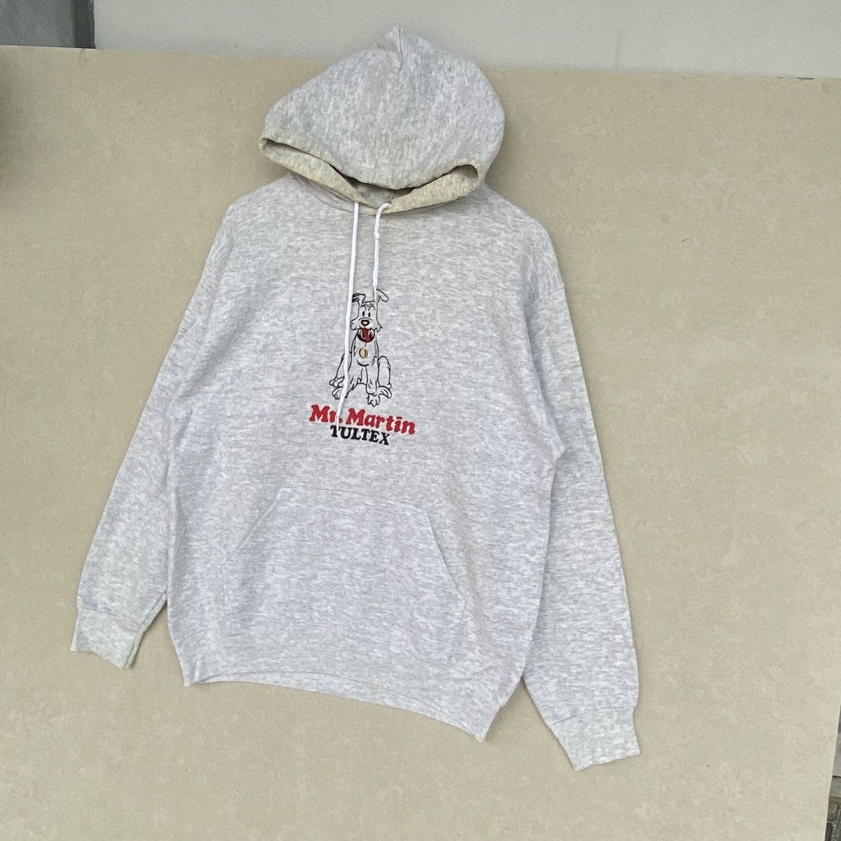 Other Vintage Tultex Big Logo Embroidered Hoodie Sweater Gray Colo Size US L / EU 52-54 / 3 - 2 Thumbnail