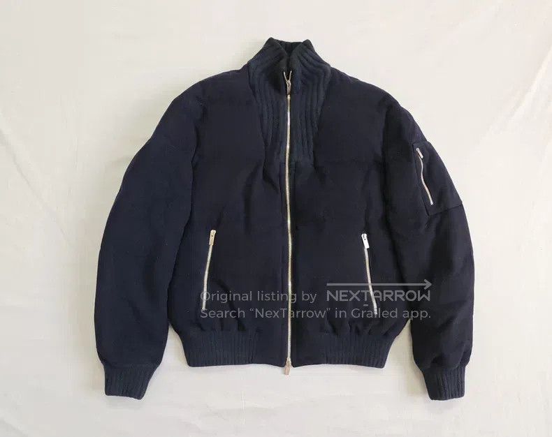 Hermes Hermes Cashmere down jacket, dark blue, outer layer 100% c Size US L / EU 52-54 / 3 - 1 Thumbnail