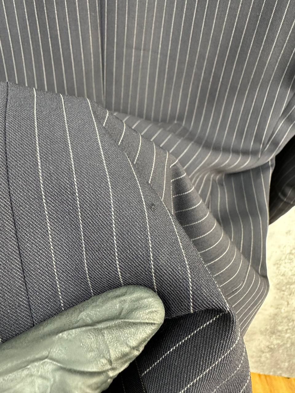 Yves Saint Laurent Yves Saint Laurent Pour Homme 90s Pinstripe Pure Wool Blazer Size 52R - 12 Thumbnail