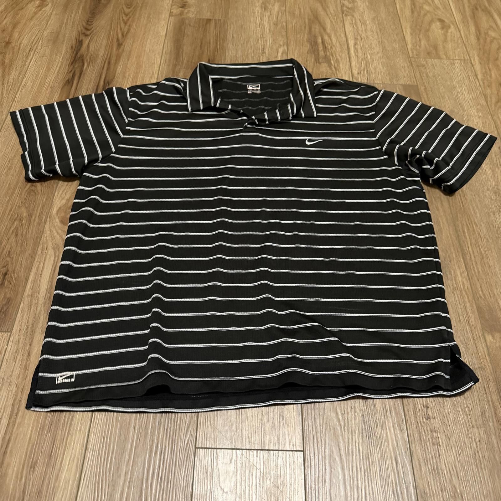 Nike Vintage Nike Golf Performance Striped Polo Shirt Y2K Size US XXL / EU 58 / 5 - 1 Thumbnail