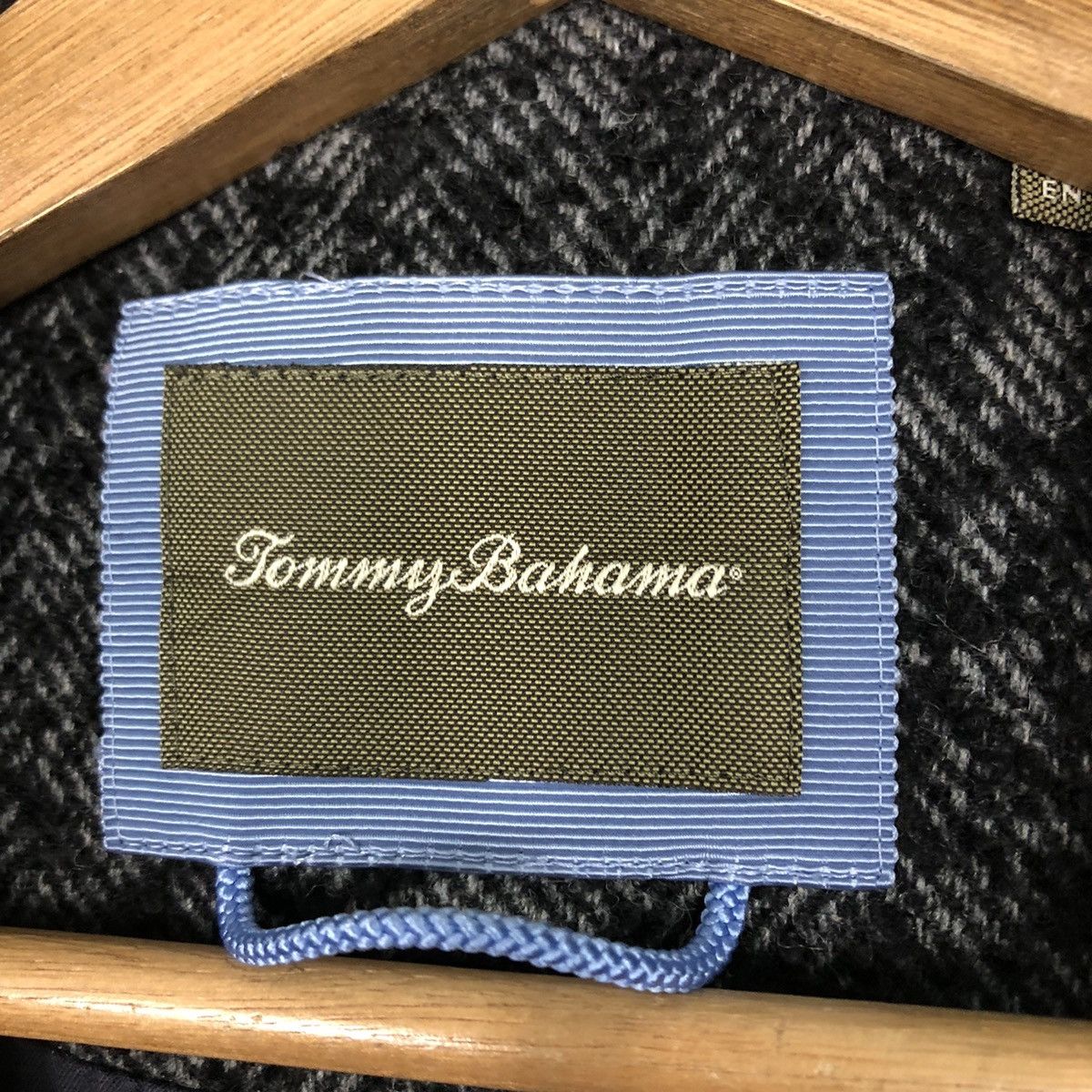 Japanese Brand Tommy Bahama Wool Blend Peacoat — Charcoal Herringbone Size US XS / EU 42 / 0 - 18 Thumbnail
