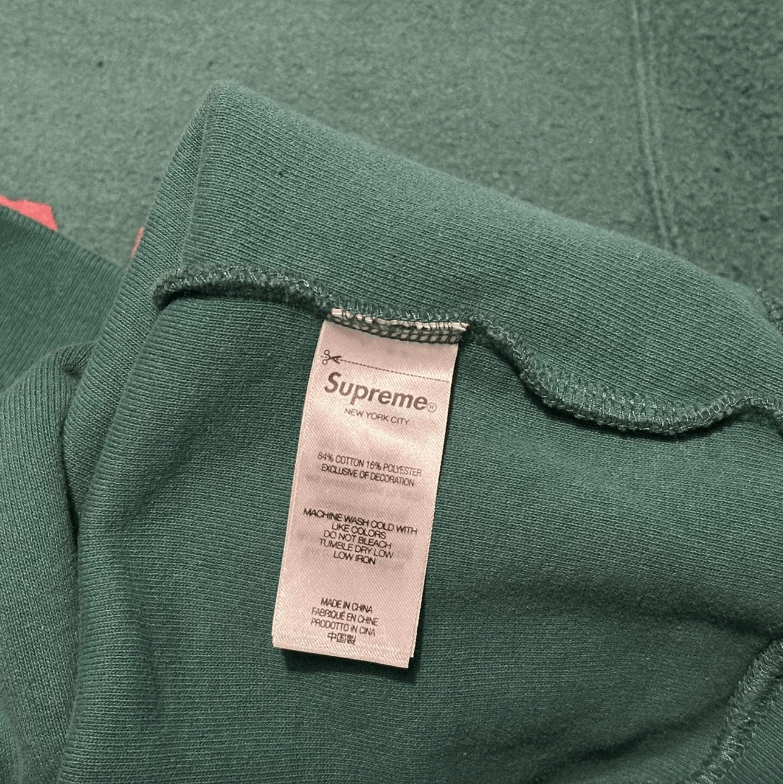 Supreme SUPREME INSIDE OUT CREWNECK SWEATSHIRT GREEN Size US S / EU 44-46 / 1 - 5 Thumbnail
