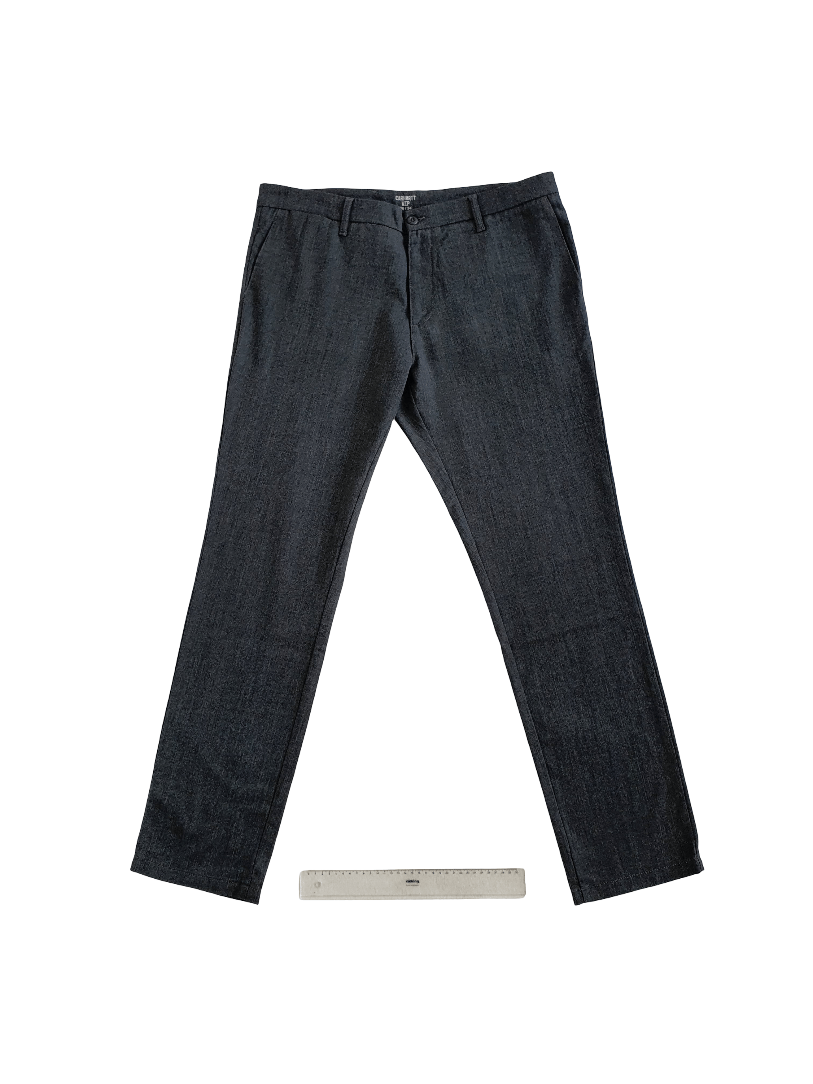 Carhartt Wip WOOL SID PANT - Trousers Pants Chinos - Gray - W36 L34 Size US 36 / EU 52 - 1 Thumbnail