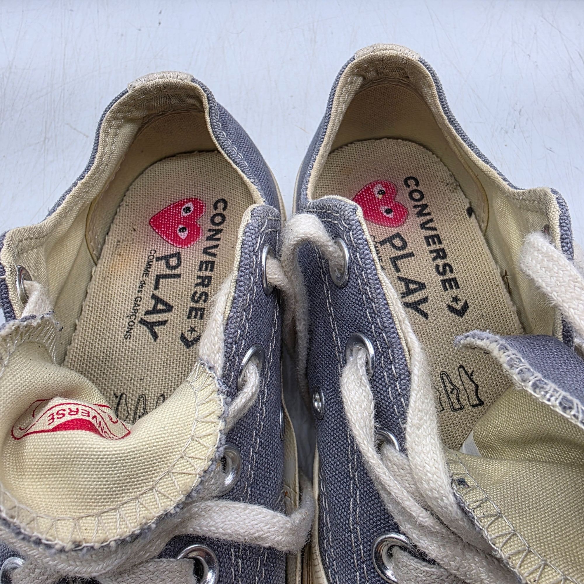 Converse Converse Comme Des Garcons CDG PLAY x Chuck 70 Womens Sz 5 L Size US 5 / IT 35 - 9 Thumbnail