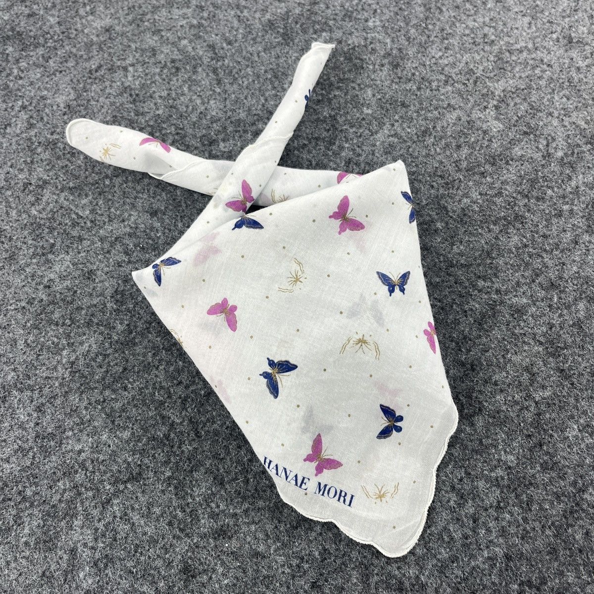 Hanae Mori × Japanese Brand Hanae Mori Bandana / Handkerchief / Neckerchief B372 Size ONE SIZE - 8 Thumbnail