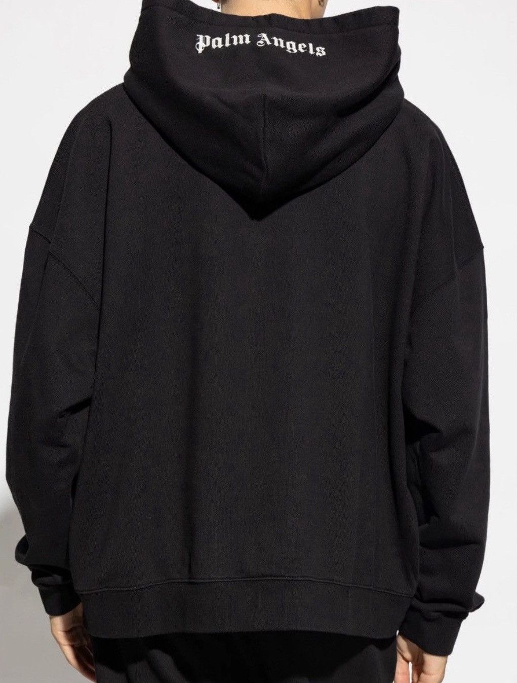 Palm Angels logo-embroidered hoodie