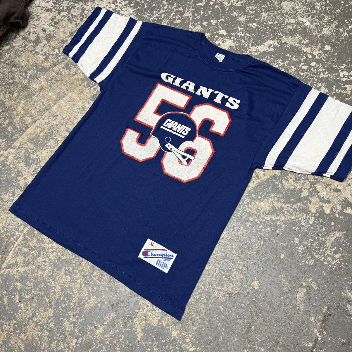 Other Vintage New York Giants Lawerence Taylor 56 Champion T Shirt Size US XL / EU 56 / 4 - 2 Thumbnail