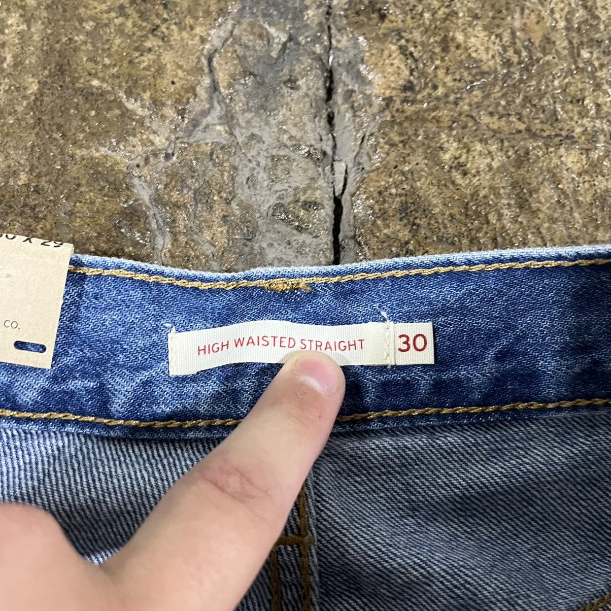 Levi's Crazy Y2K Levi's High Waisted Baggy Wide Leg Skater Jeans Size US 30 / EU 46 - 10 Thumbnail