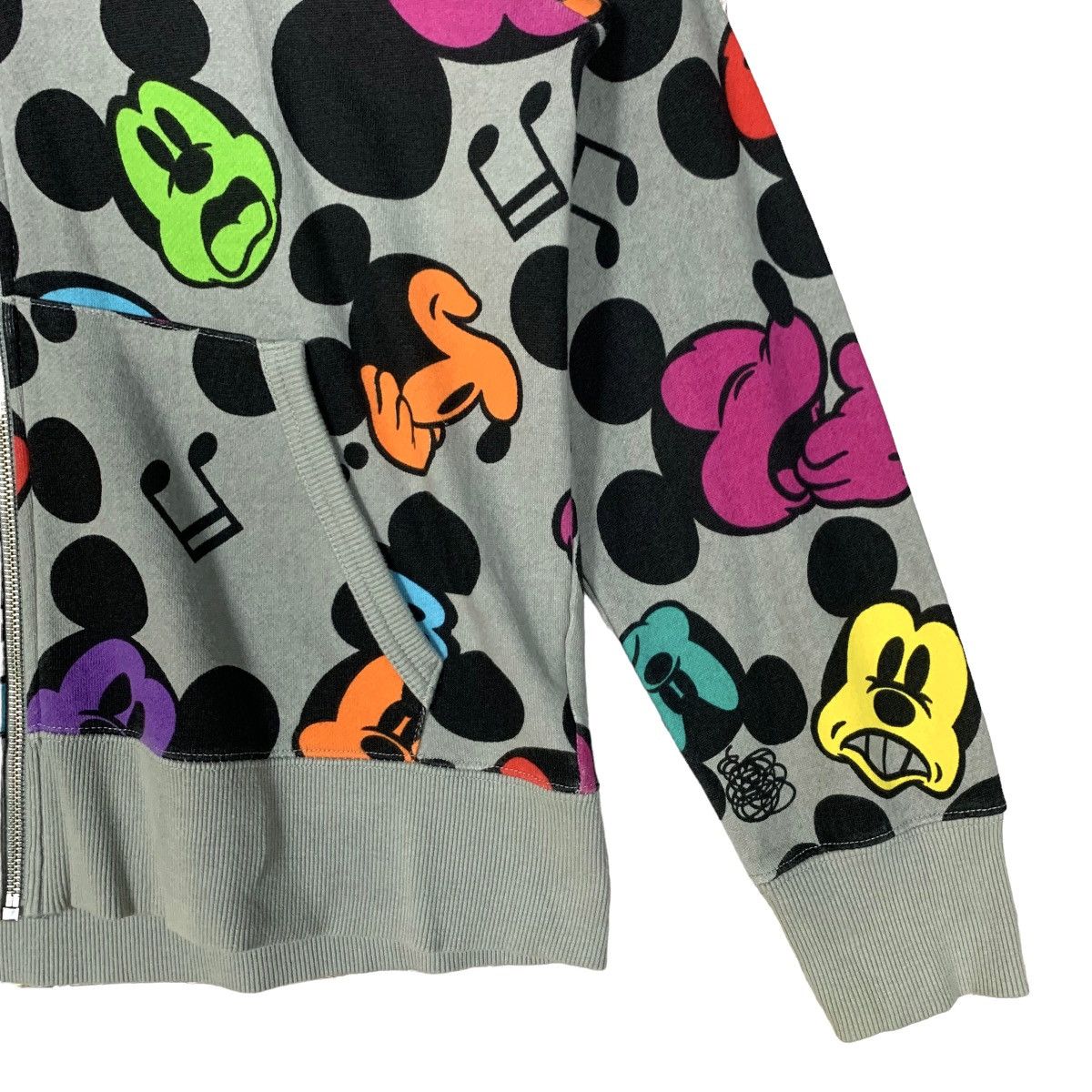 Cartoon Network Disney Tokyo Resort Mickey Multicolor Full Print Zip Hoodie Size US M / EU 48-50 / 2 - 6 Thumbnail