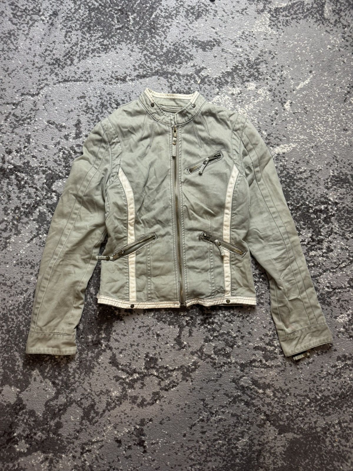 If Six Was Nine × Vintage Vintage Y2K Chief Biker L.G.B Style Moto Opium Jacket Size US XL / EU 56 / 4 - 1 Thumbnail