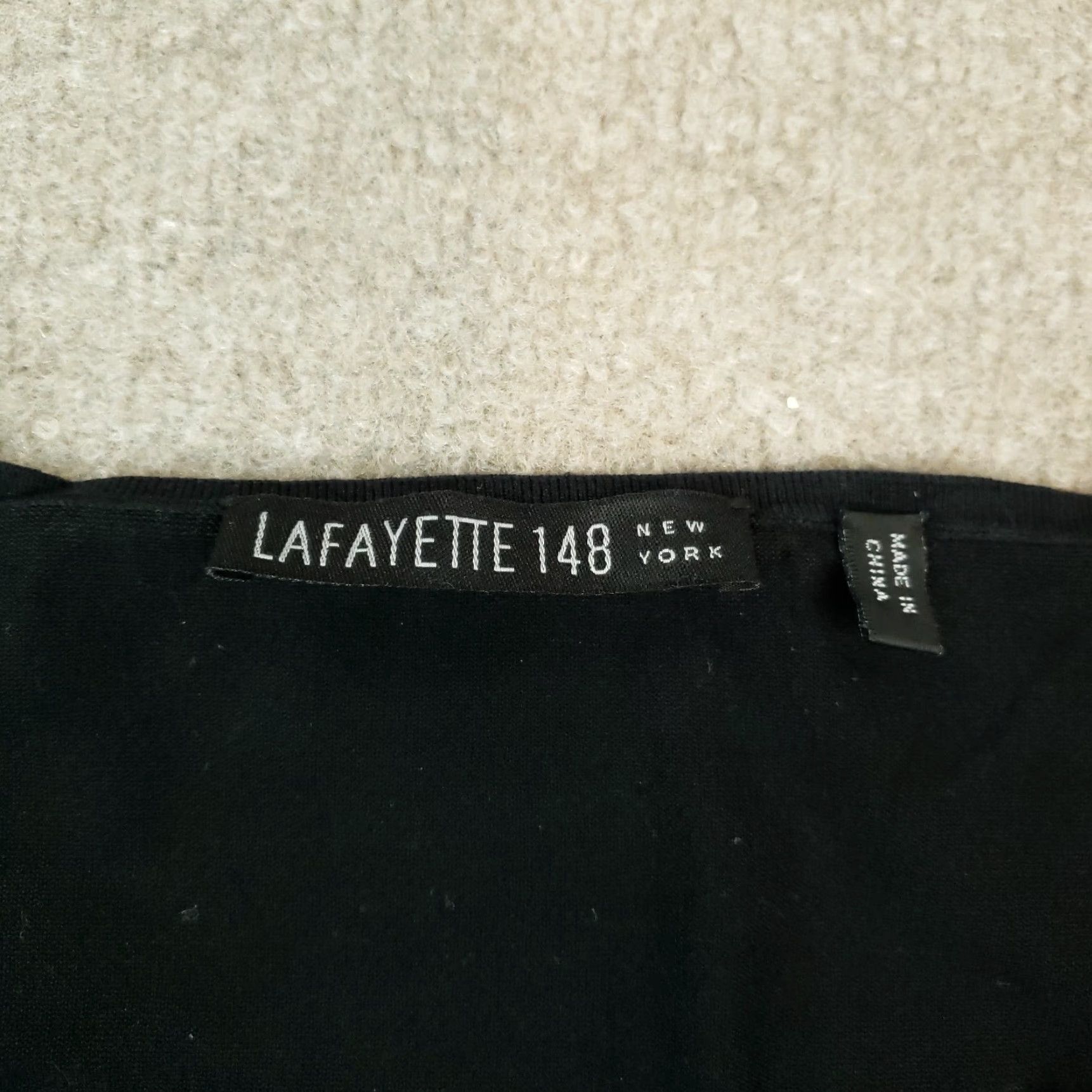 Vintage Lafayette 148 Black Round Neck Sleeveless Top Womens Large Nylon Silk Blend Casual Shirt Size L / US 10 / IT 46 - 5 Thumbnail