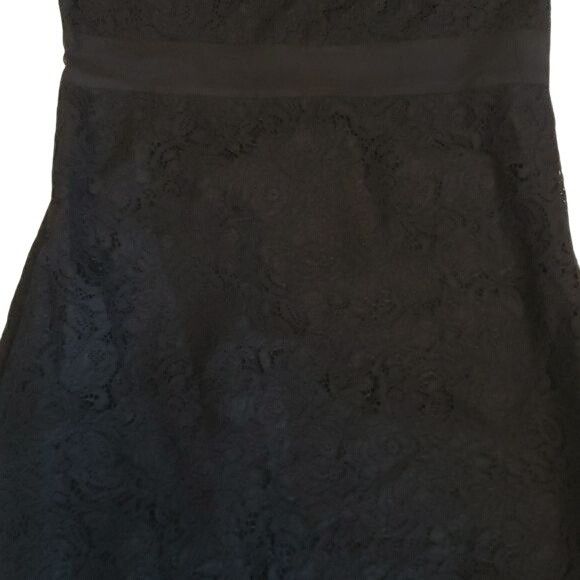 Banana Republic Banana Republic Dress Lace Spaghetti Strap Black Women's 2 T Size XS / US 0-2 / IT 36-38 - 7 Thumbnail