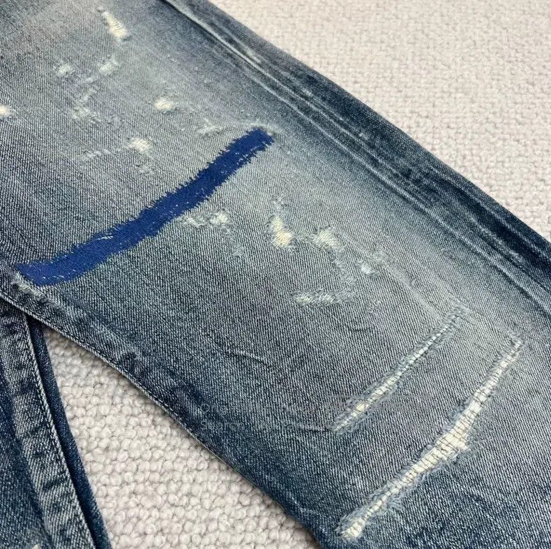 Neighborhood Neighborhood size S Blue Line King Cut Straight Retro Trou Size US 27 - 4 Thumbnail