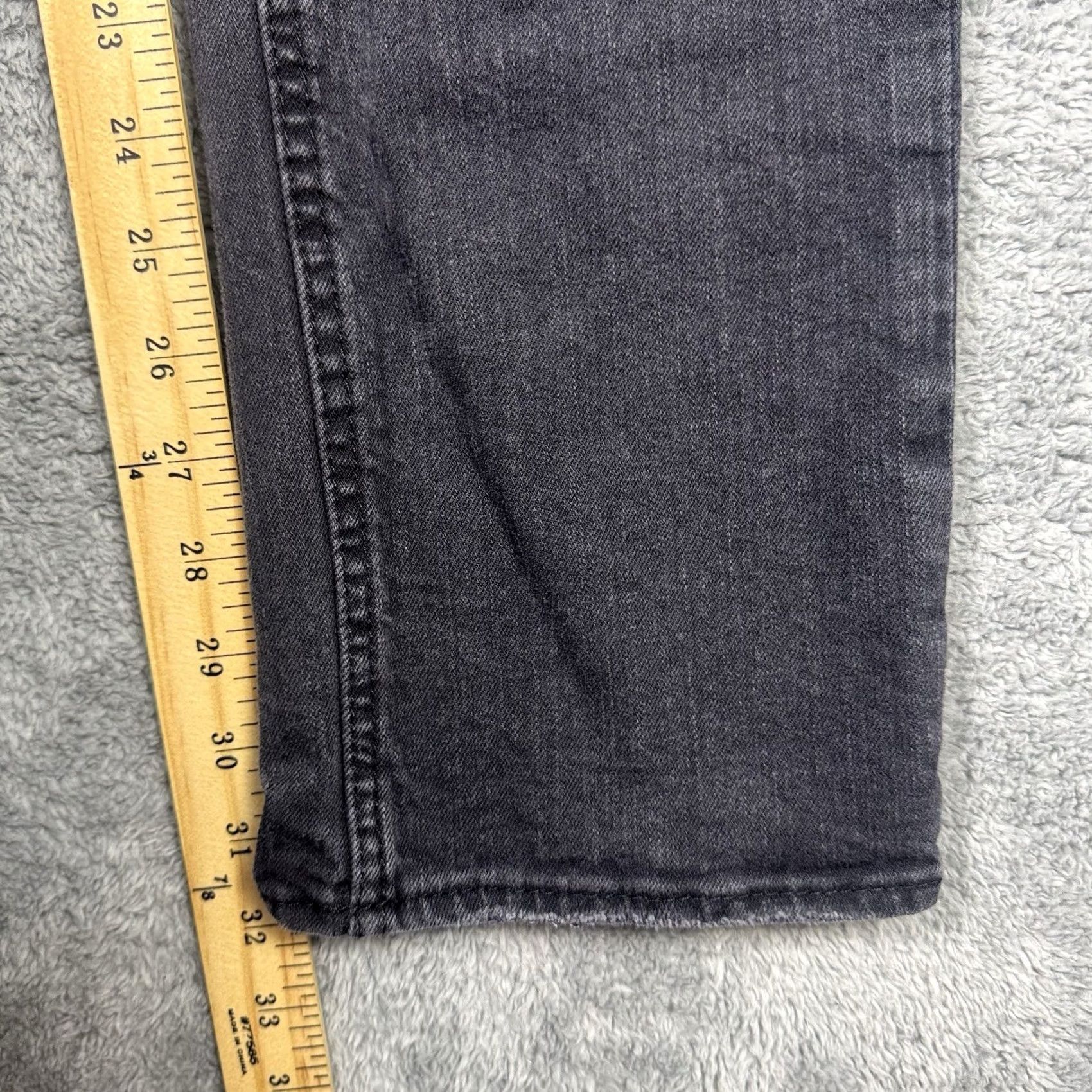 Vintage BKE Jake Jeans Mens 29R Charcoal Straight Stretch Mid Rise Denim Whisker Cowboy Reg Mens Jeans Size US 29 - 5 Thumbnail